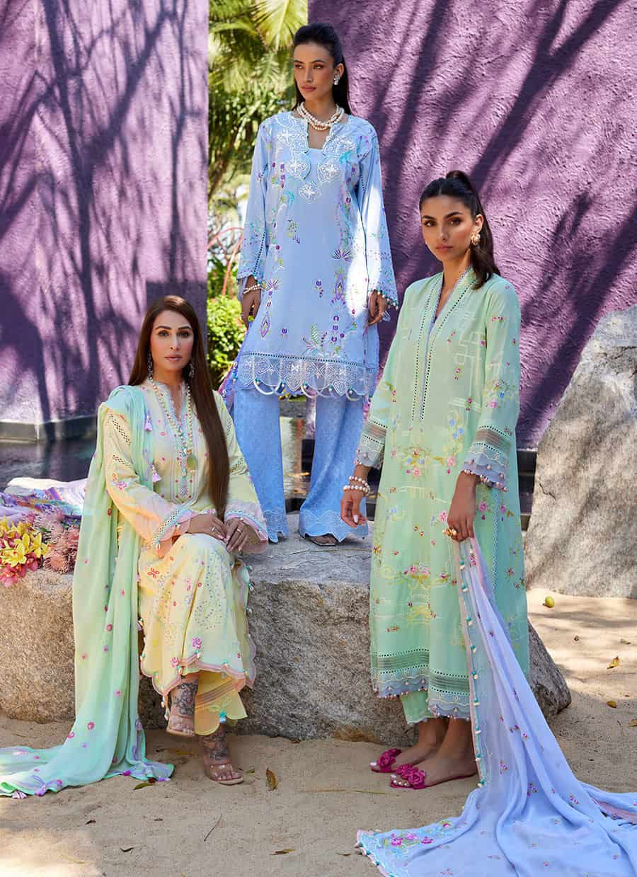 Farah Talib Aziz Lawn 2024 | Suay | FTA-11-24 - Image 8