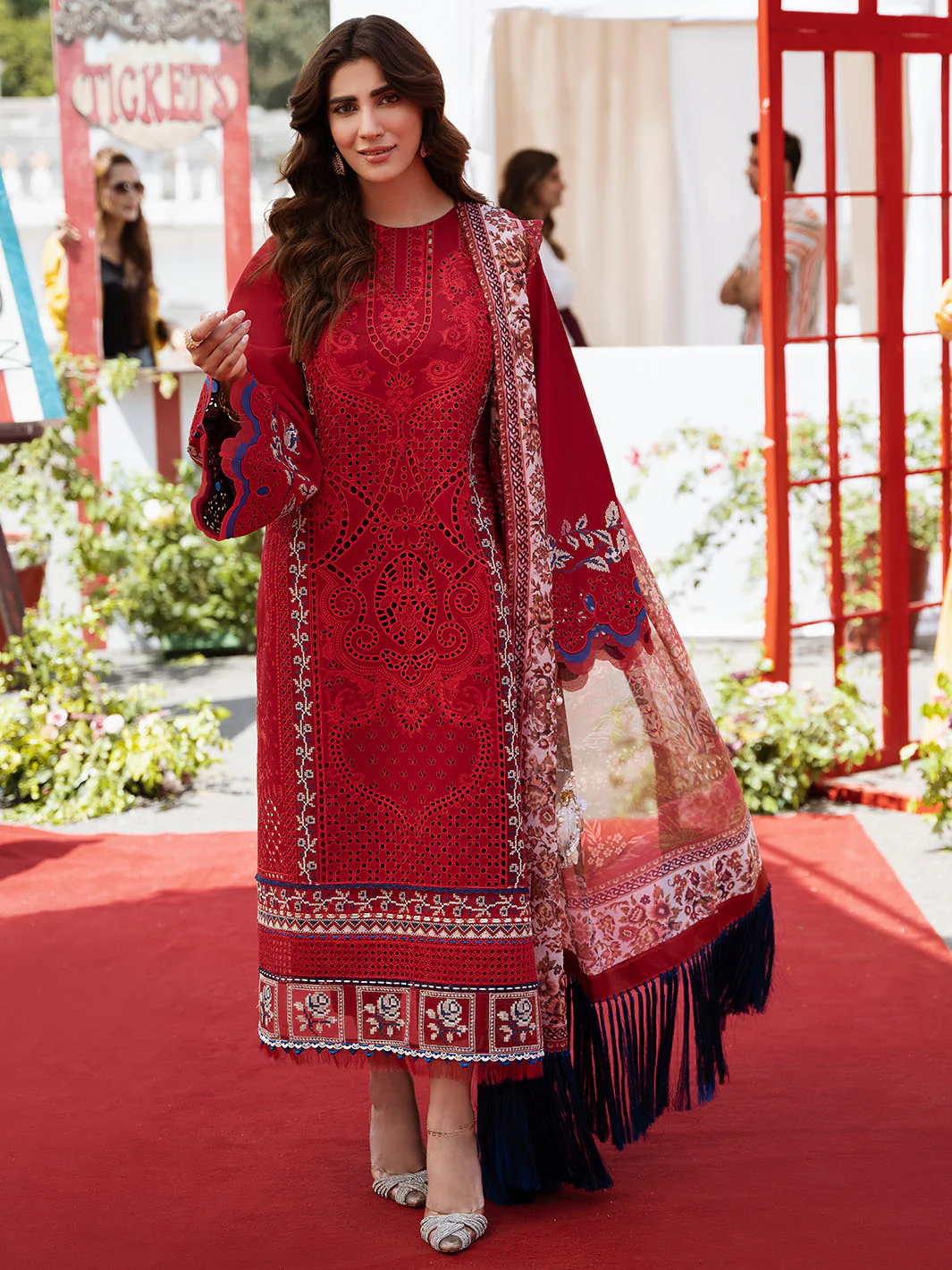 Bin Ilyas Clara Embroidered Lawn 2024 | 217-B