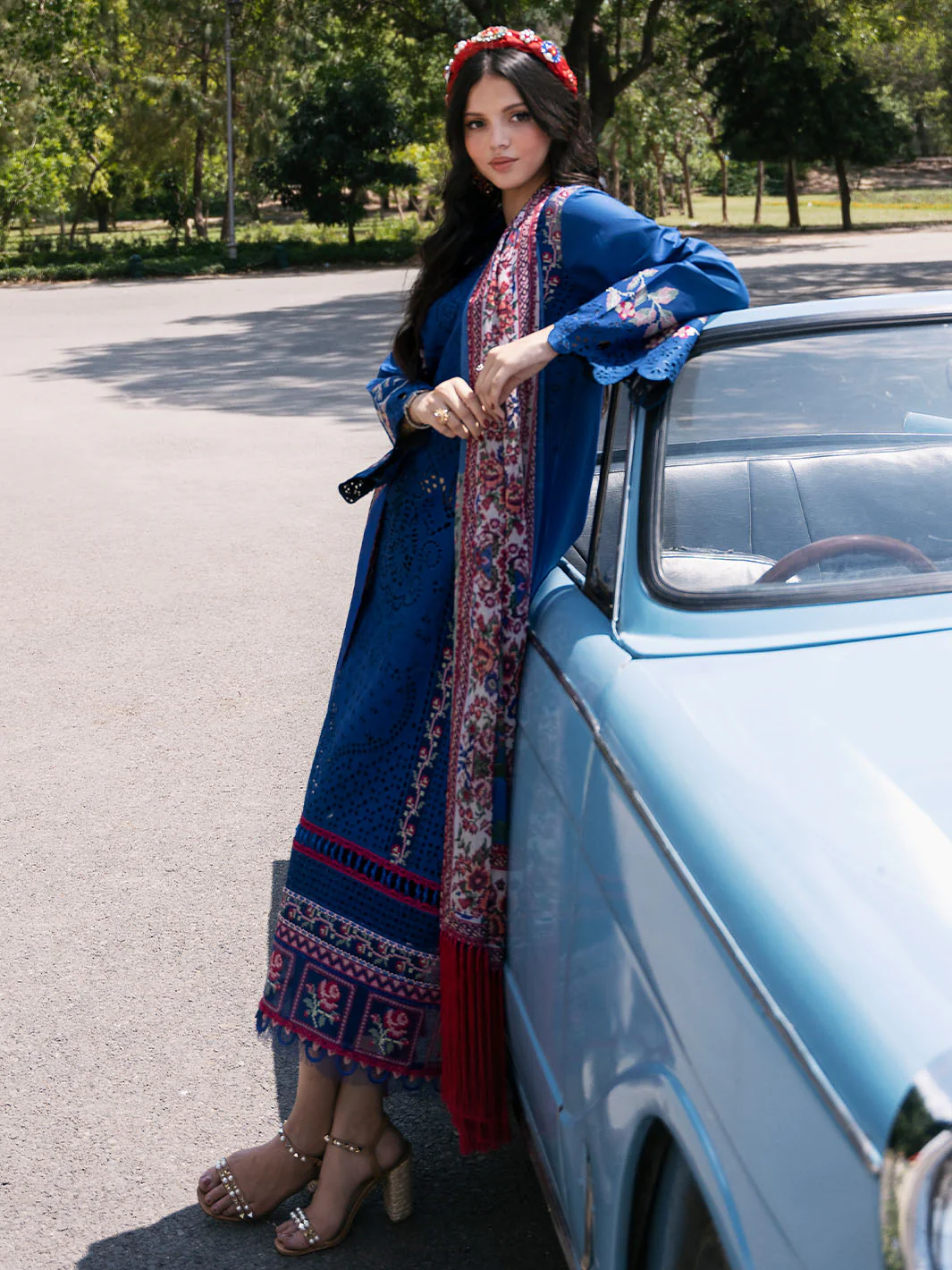 Bin Ilyas Clara Embroidered Lawn 2024 | 217-A - Image 2