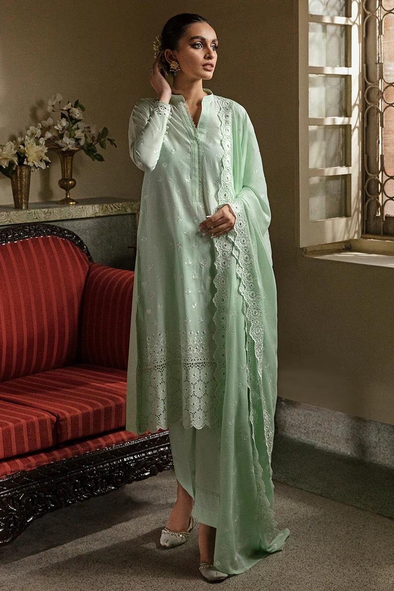 Cross Stitch Festive Chikankari Lawn Collection – MINT VOYAGE (GZ-484) (Copy)