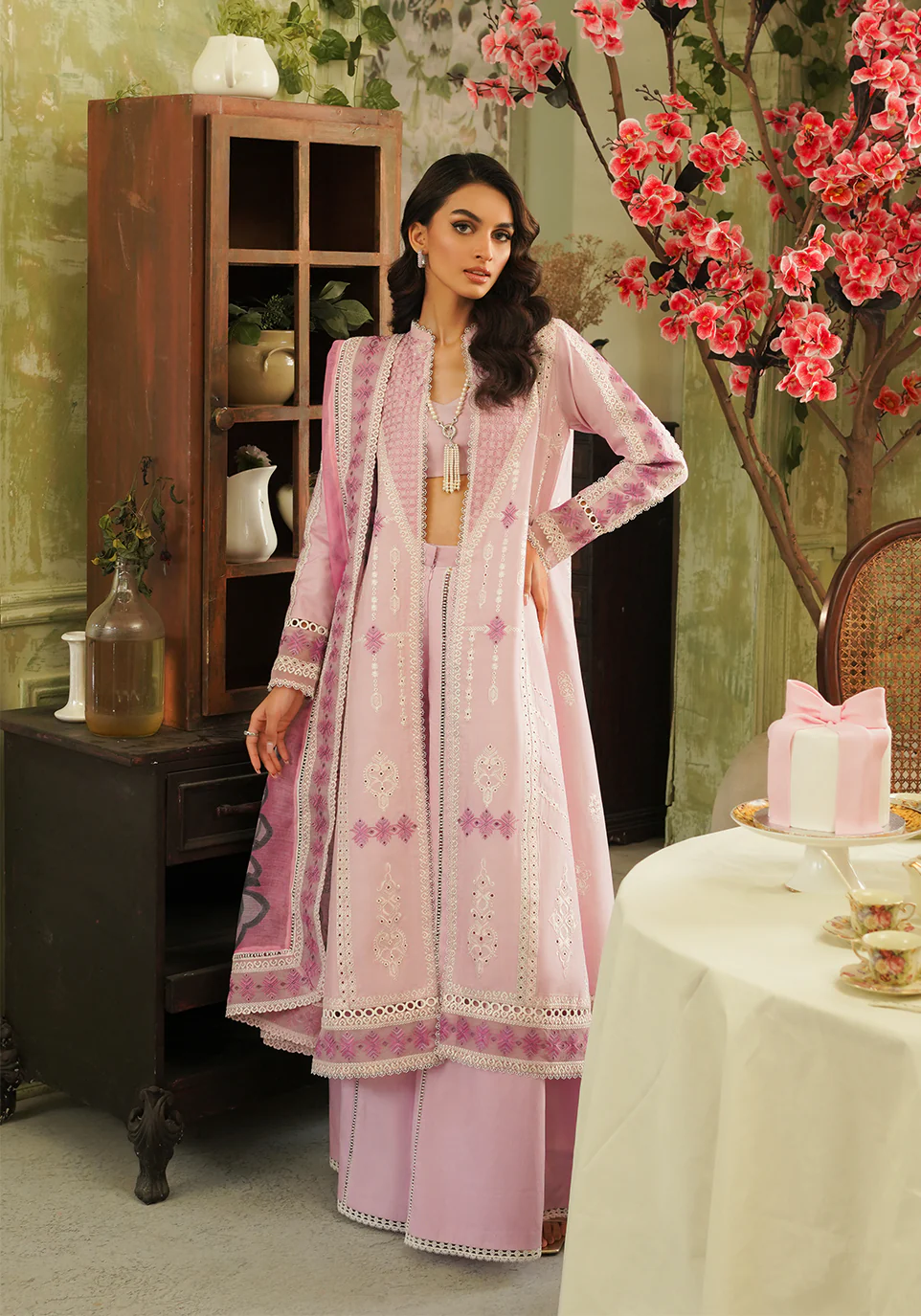 Zarqash Luxury Lawn 2024 | ZQT 001