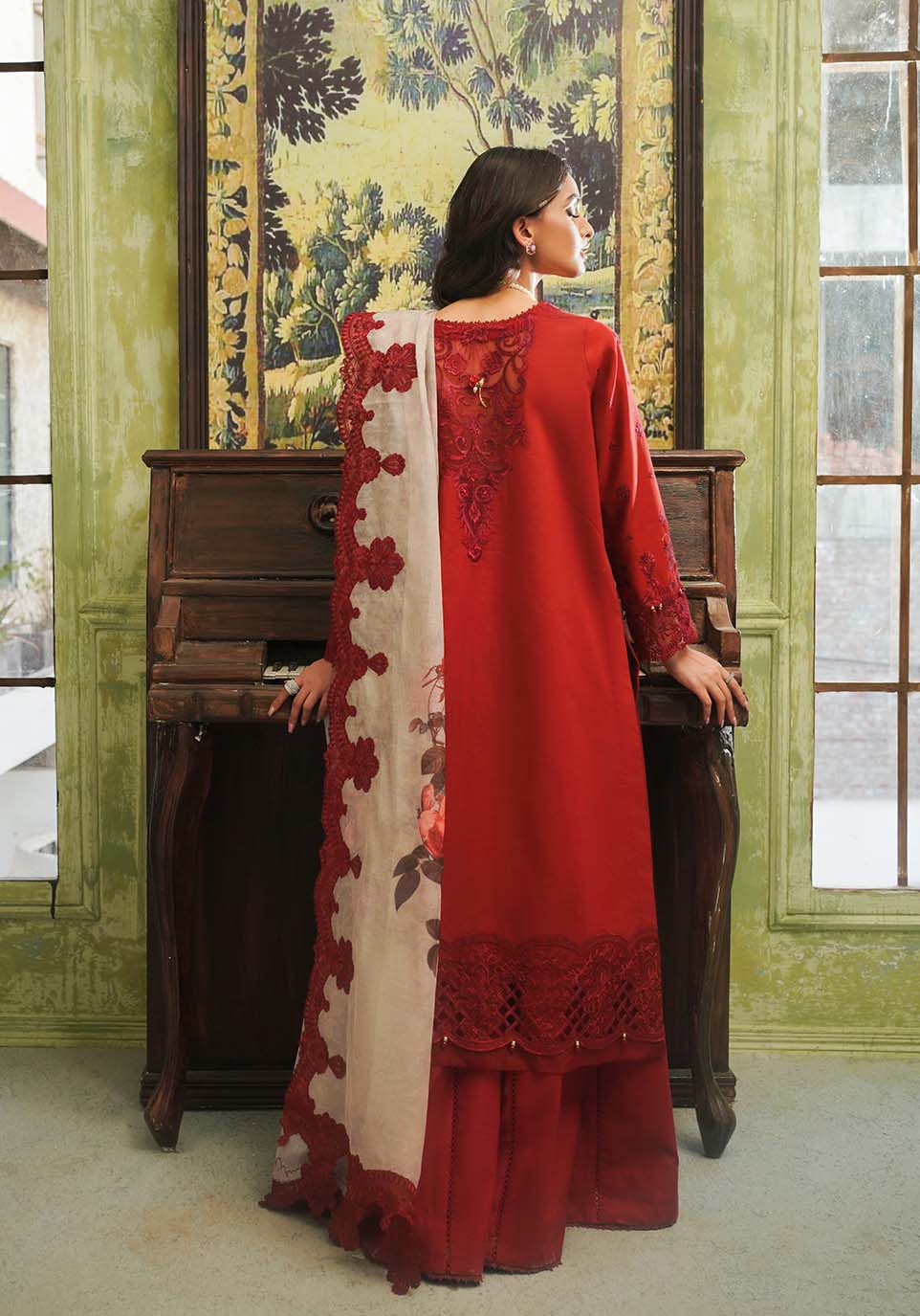 Zarqash Luxury Lawn 2024 | ZQT 007 - Image 2