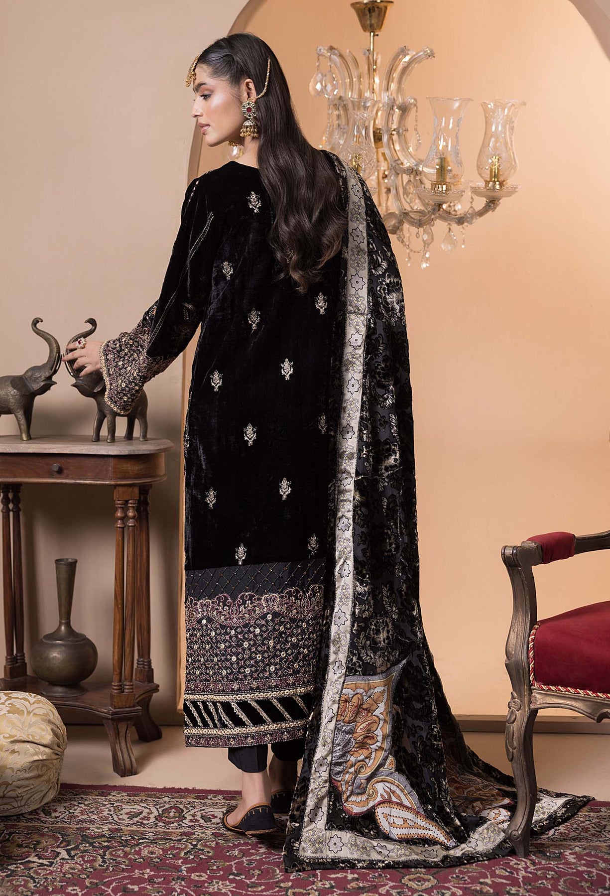 Adan's Libas Plachi'24 Luxury Unstitched | 4237 - Image 2