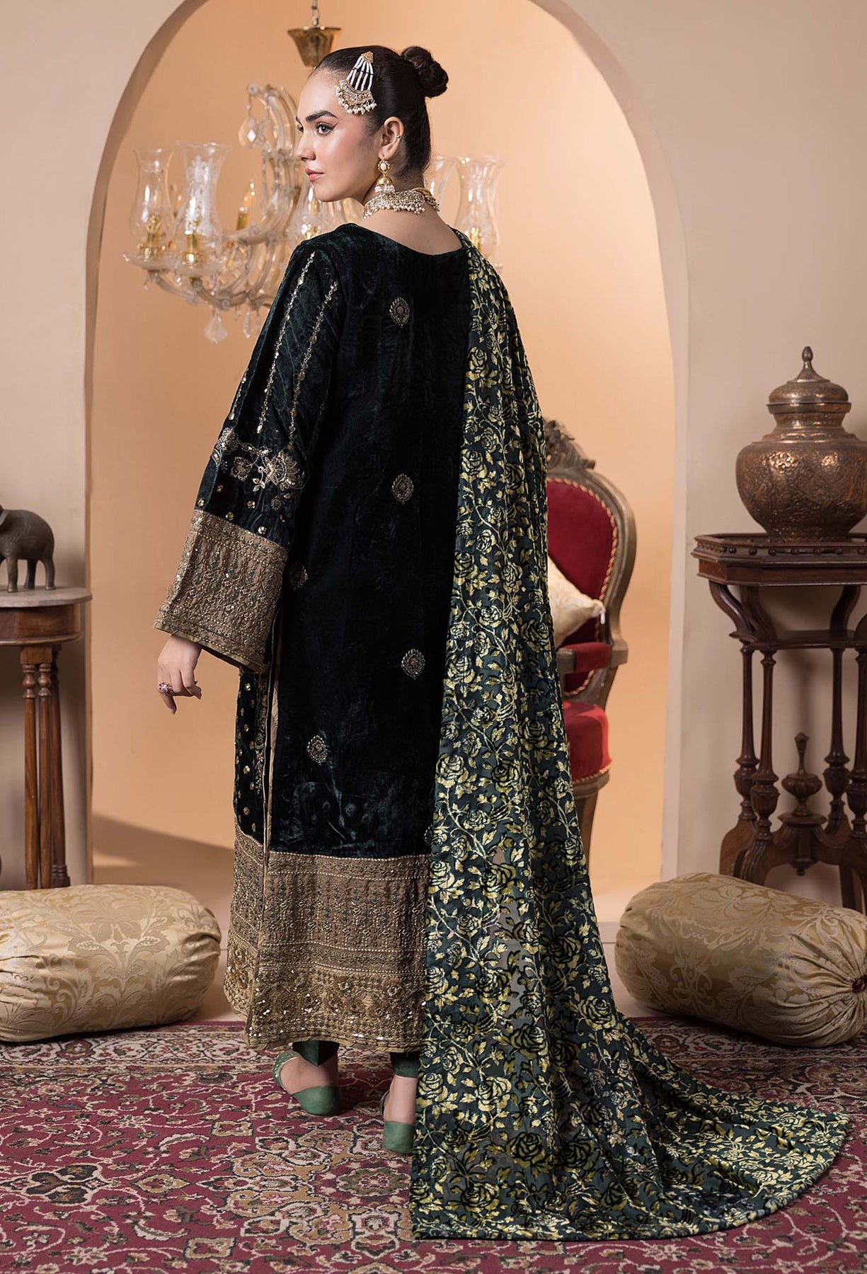 Adan's Libas Plachi'24 Luxury Unstitched | 4231 - Image 2