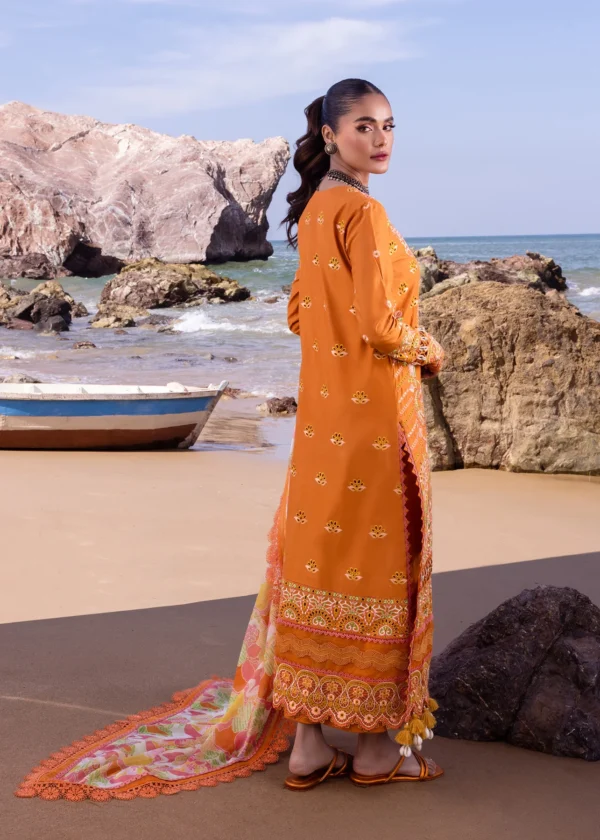 Alternative view of Akbar Aslam Luxury Lawn 2024 | Oasis | U-107