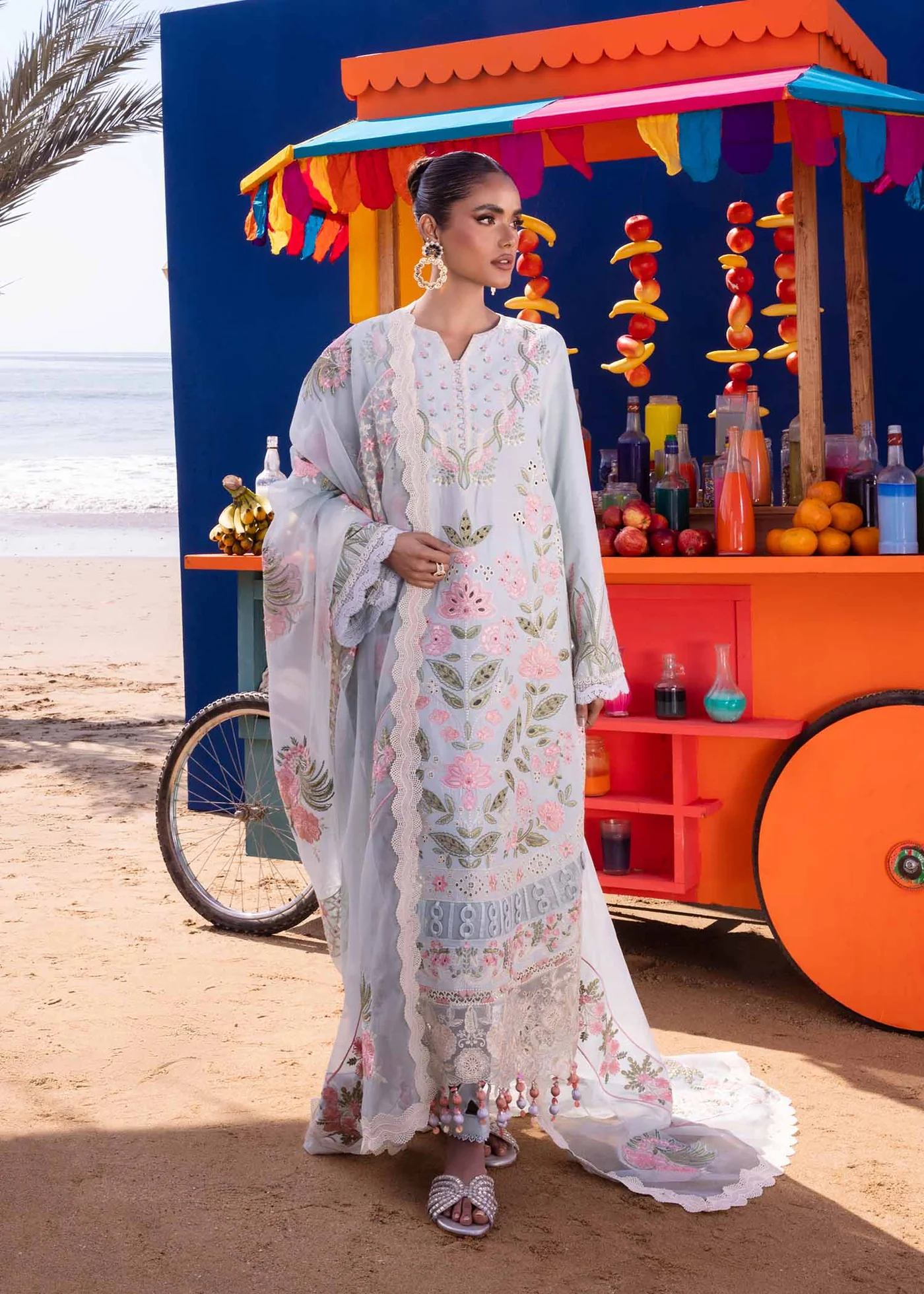 Akbar Aslam Luxury Lawn 2024 | Oasis | U-103