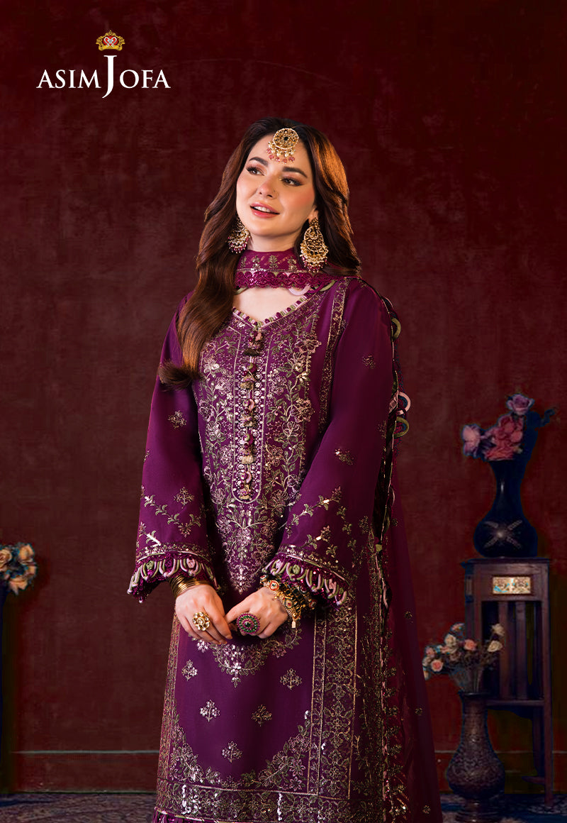 Salwar Kameez Limited Edition by Asim Jofa | AJFILE-11 - Image 3
