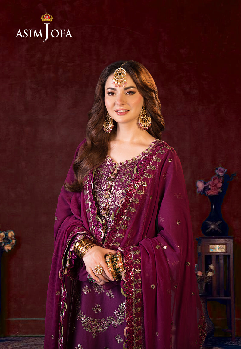Salwar Kameez Limited Edition by Asim Jofa | AJFILE-11 - Image 4