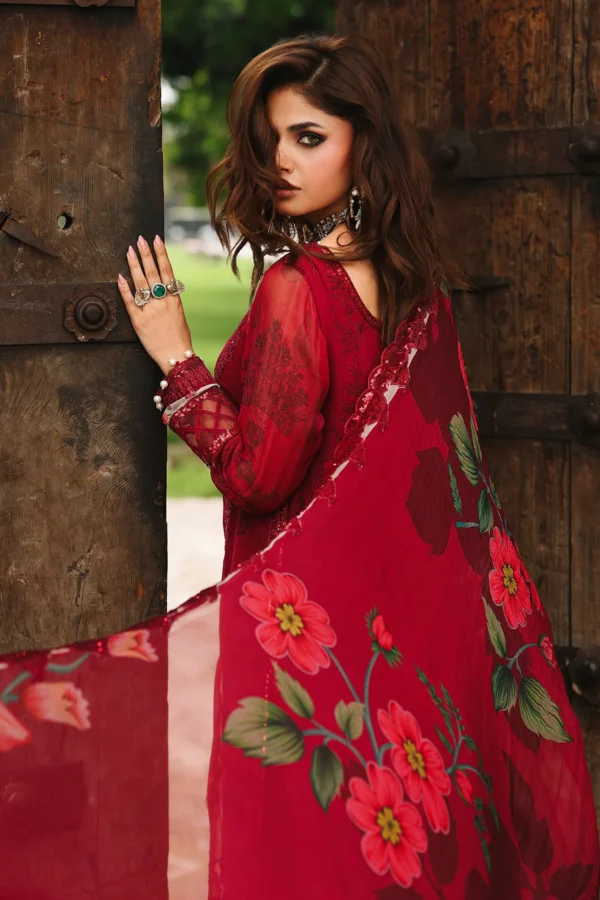 Alternative view of Vasal - Vol 4 Unstitched Luxury Chiffon by Charizma | VSL25-24