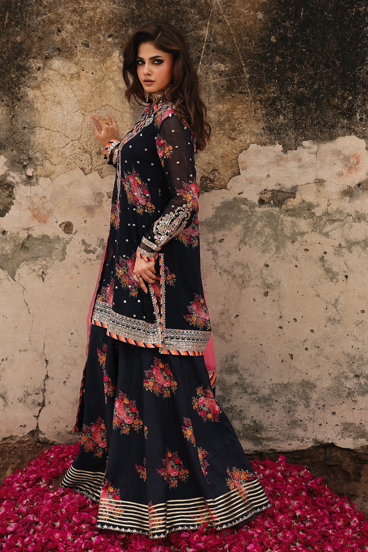 Vasal - Vol 4 Unstitched Luxury Chiffon by Charizma | VSL25-29 - Image 2