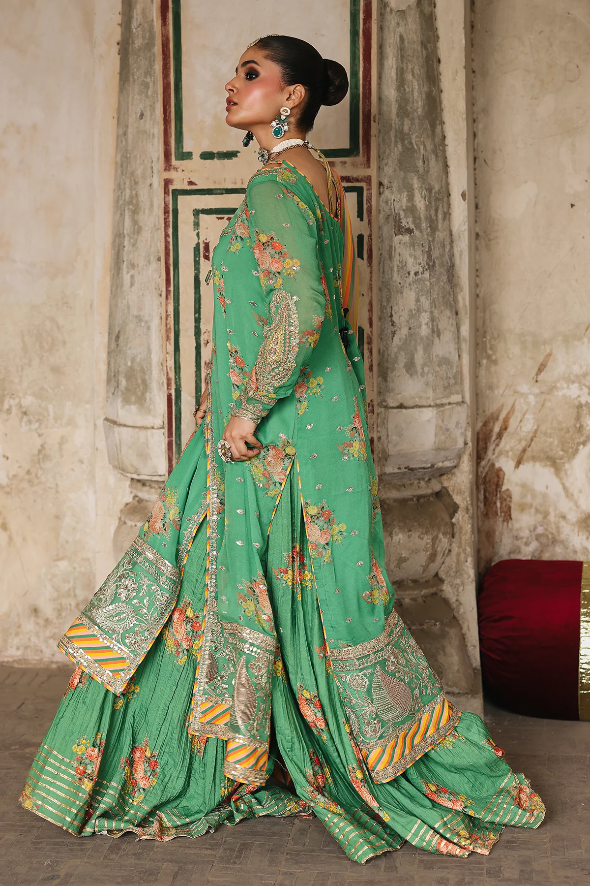 Vasal - Vol 4 Unstitched Luxury Chiffon by Charizma | VSL25-28 - Image 2