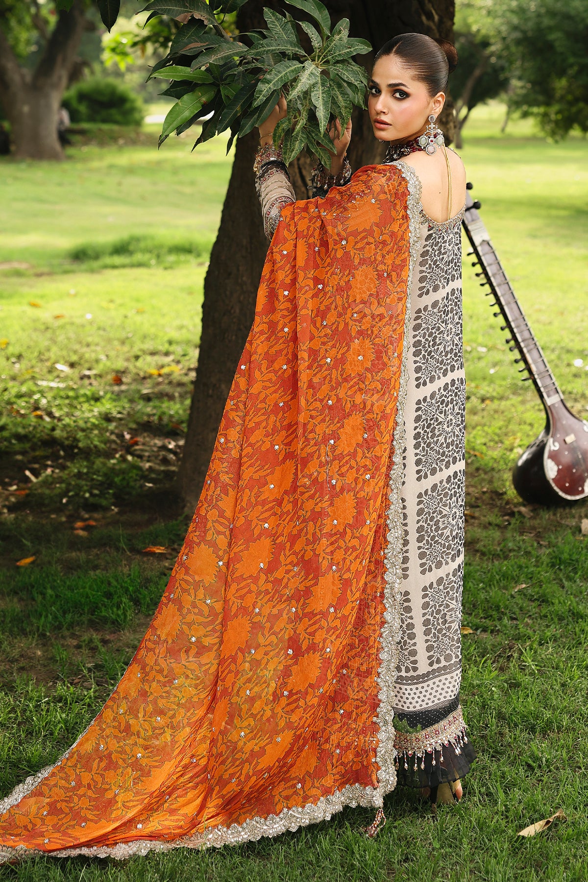 Vasal - Vol 4 Unstitched Luxury Chiffon by Charizma | VSL25-30 - Image 2