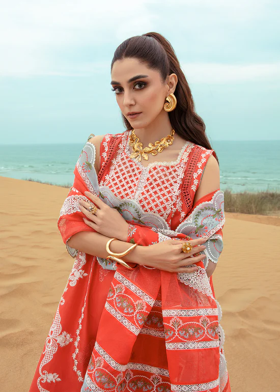Crimson Lawn by Saira Shakira 24 | 5B - Image 4