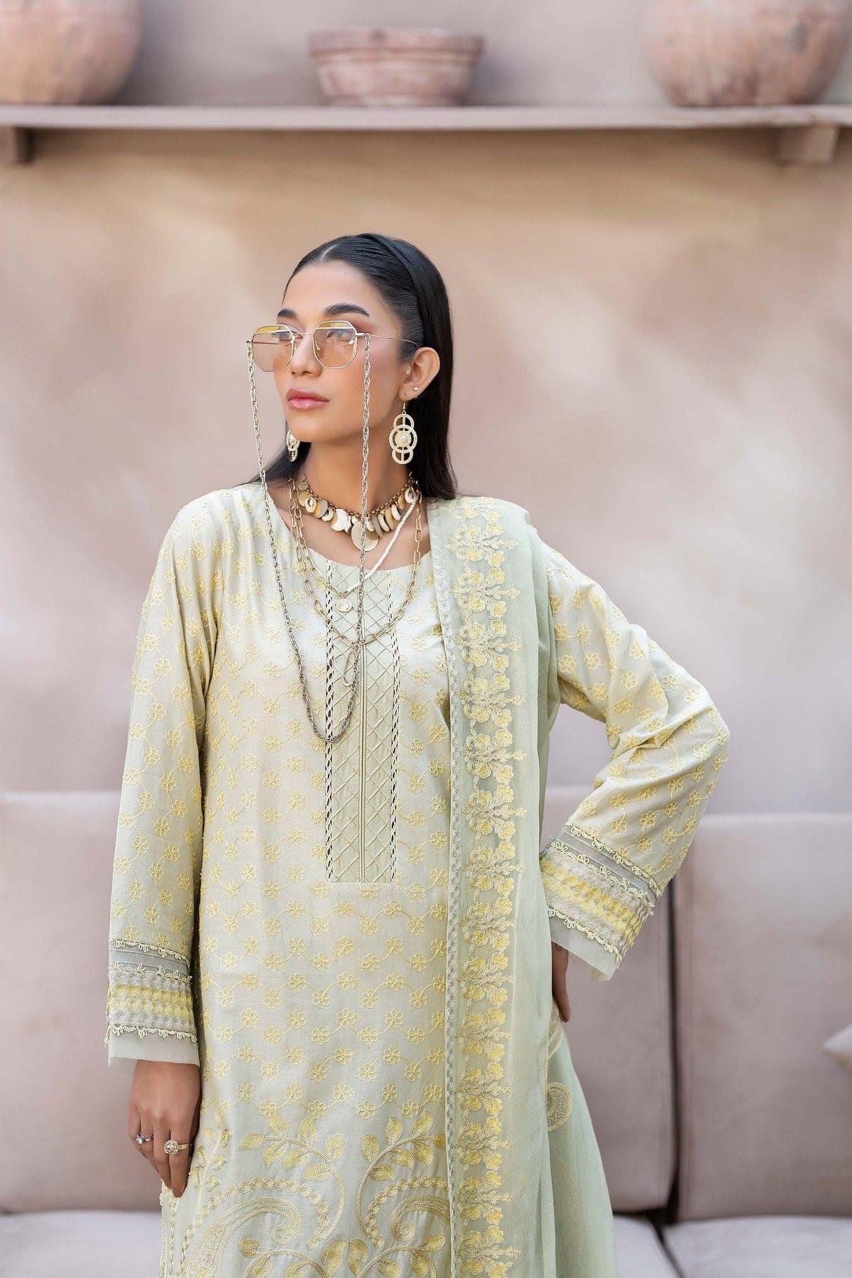 Adan's Libas Lawn by Hadiqa Bashir 2024 | Adan's Lawn 5842 - Image 3