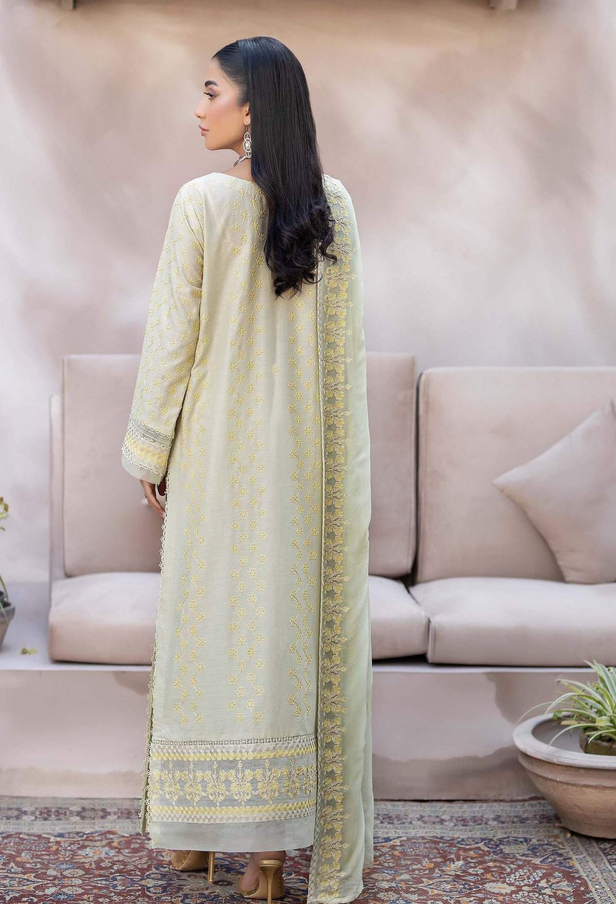 Adan's Libas Lawn by Hadiqa Bashir 2024 | Adan's Lawn 5842 - Image 4