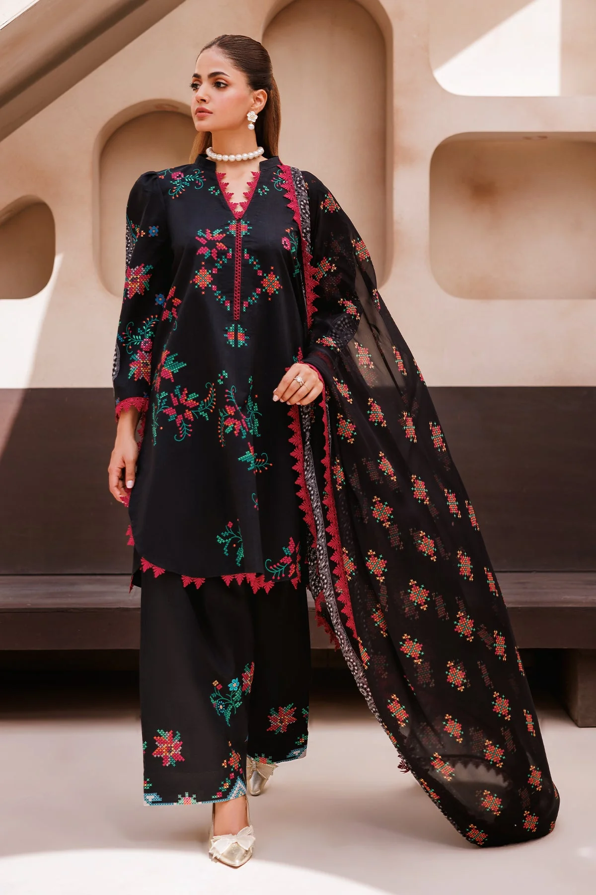 Charizma C-prints Lawn Vol 7 | CP4-65 - Image 2