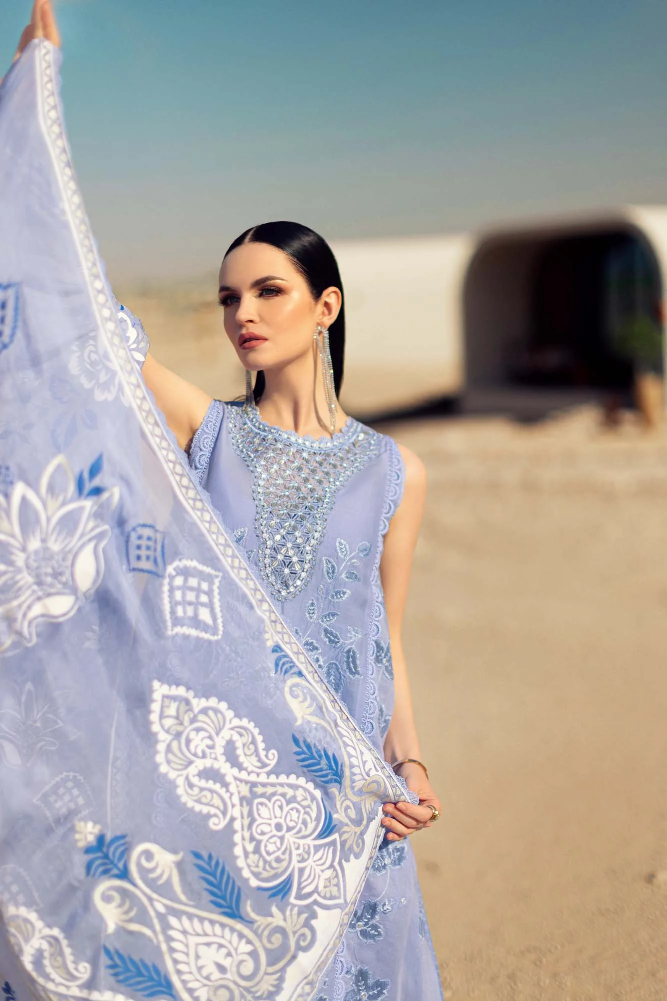 Noor Handwork Laserkari Lawn'24 | D4 - Image 3