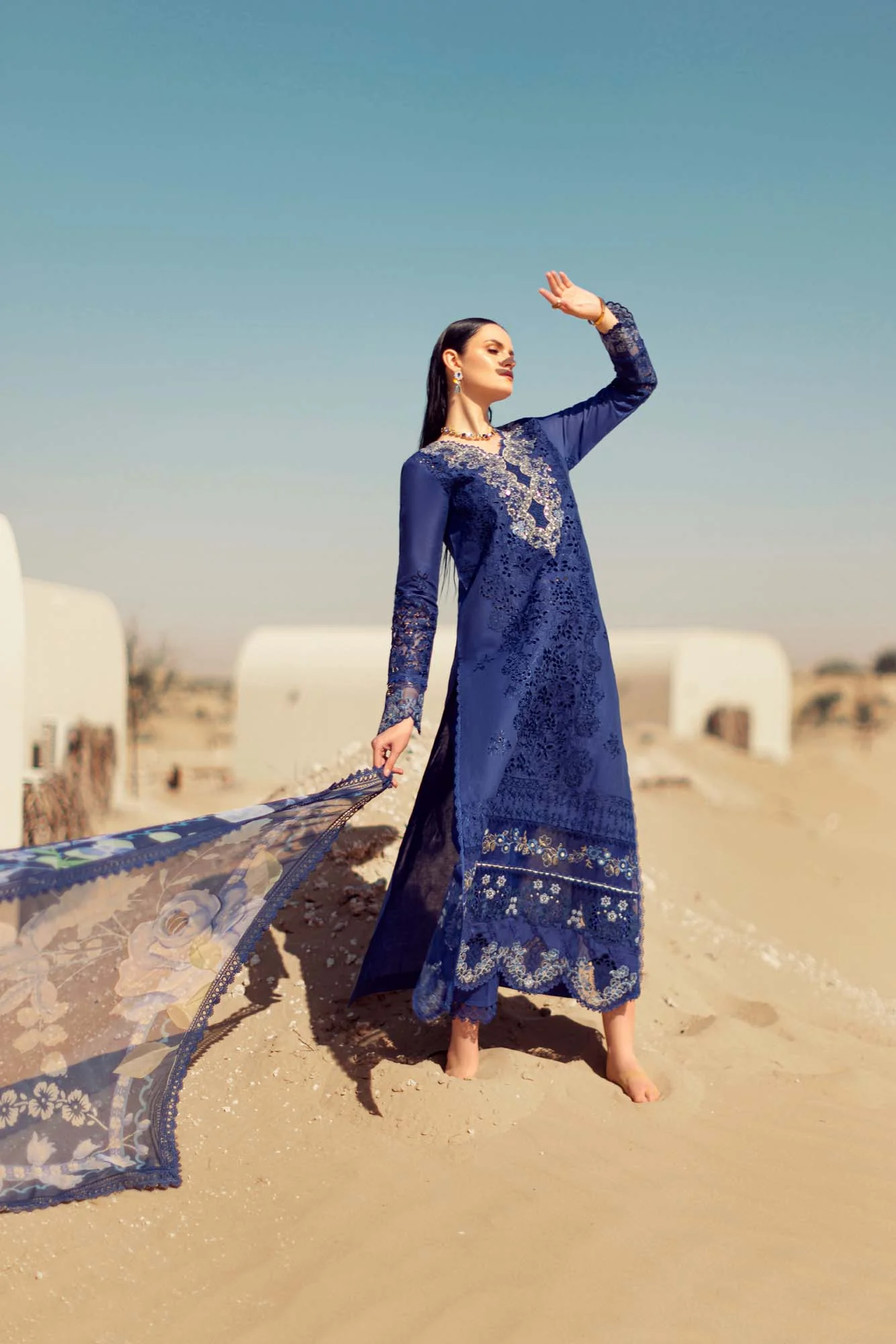 Noor Handwork Laserkari Lawn'24 | D12 - Image 6