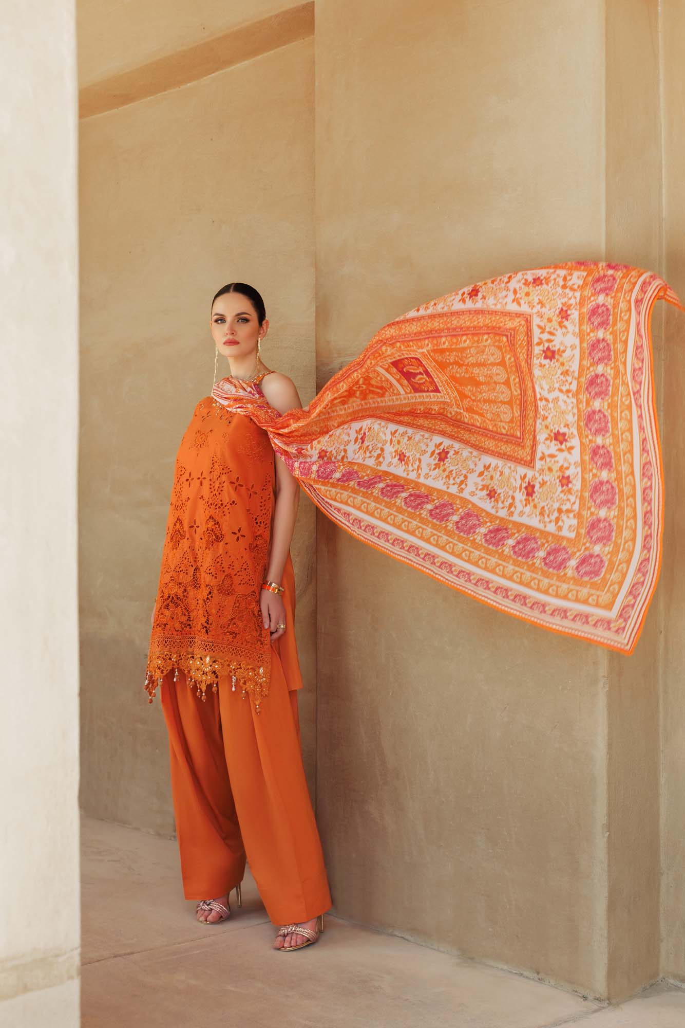 Noor Handwork Laserkari Lawn'24 | D11 - Image 6