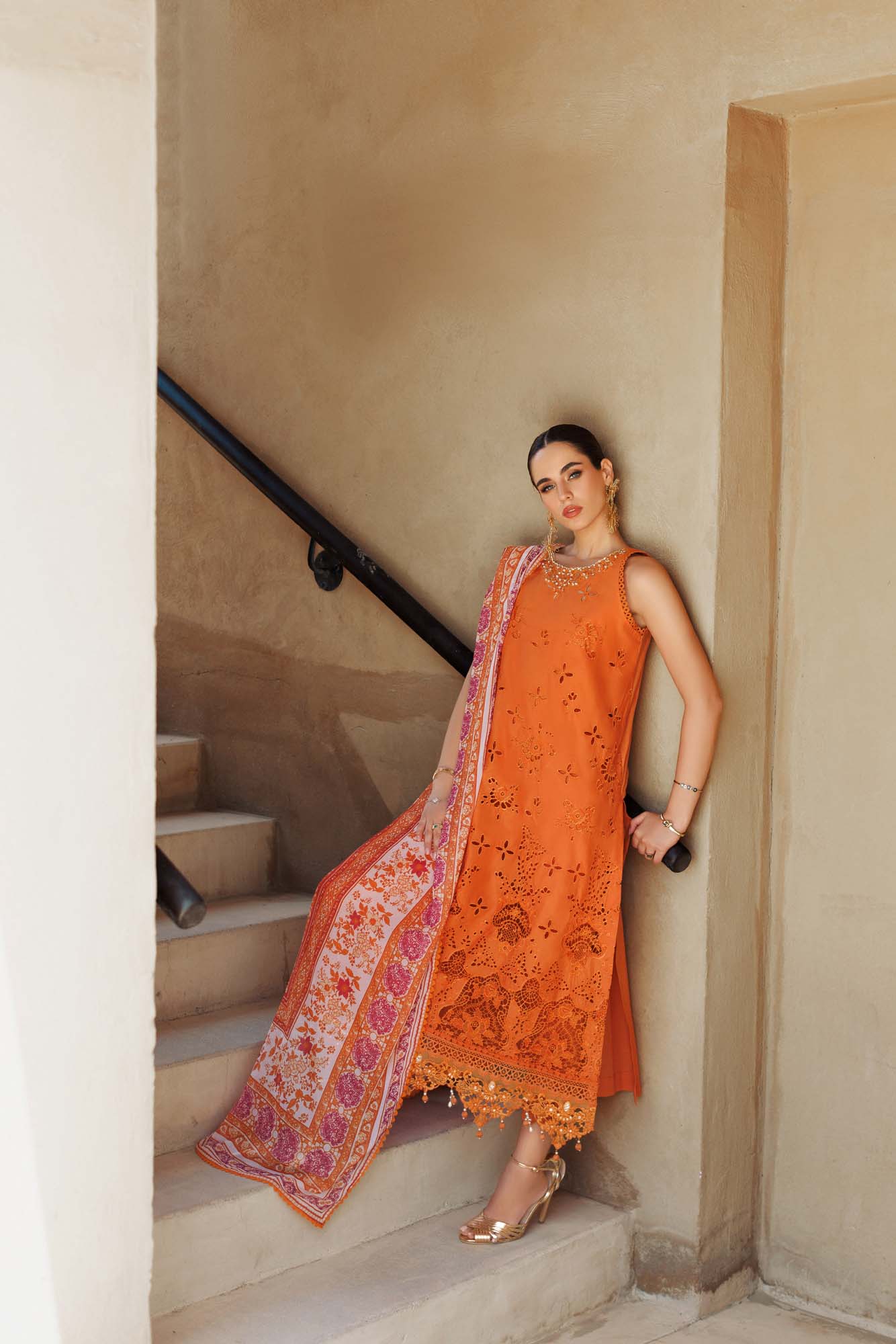 Noor Handwork Laserkari Lawn'24 | D11 - Image 4