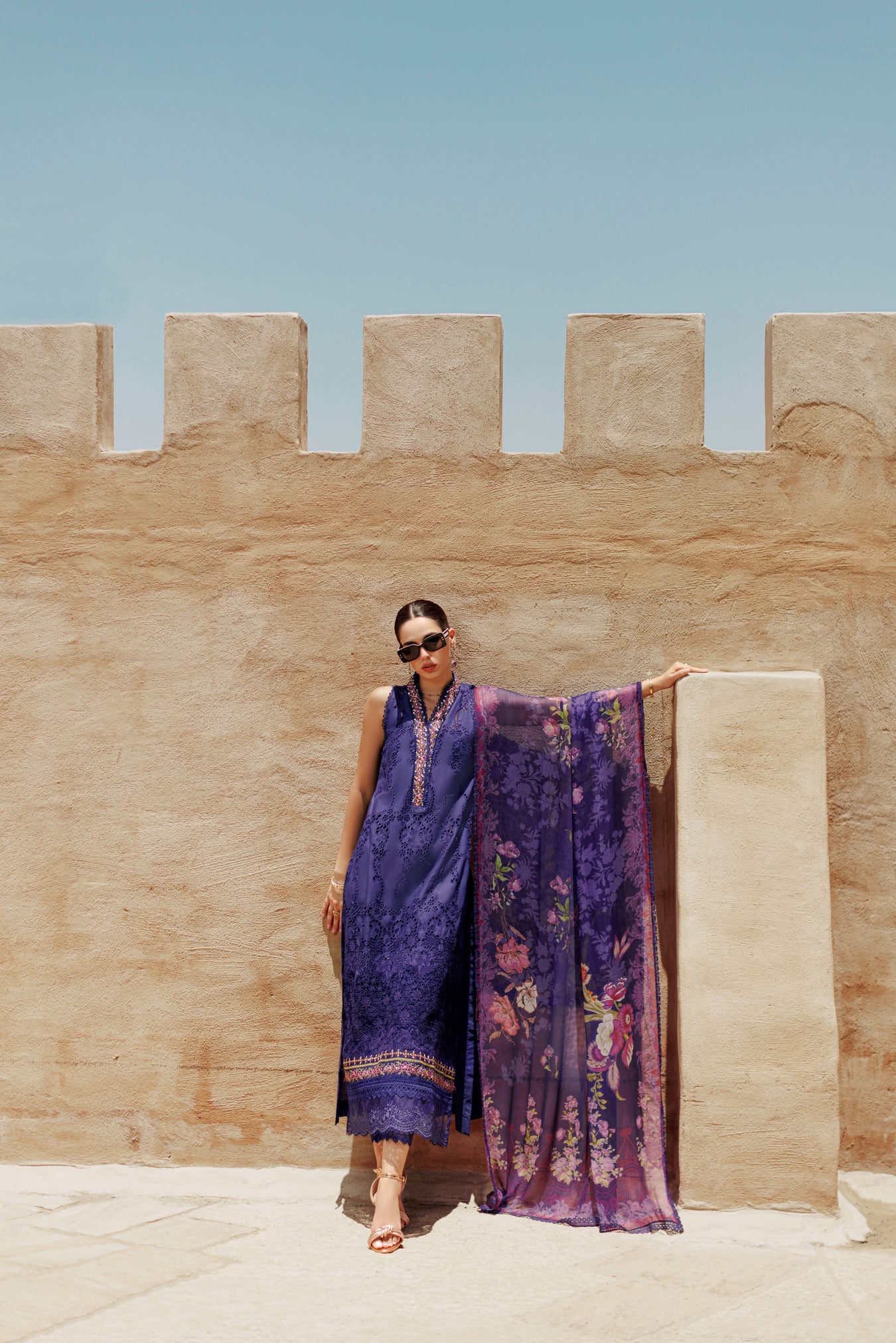 Noor Handwork Laserkari Lawn'24 | D3 - Image 2