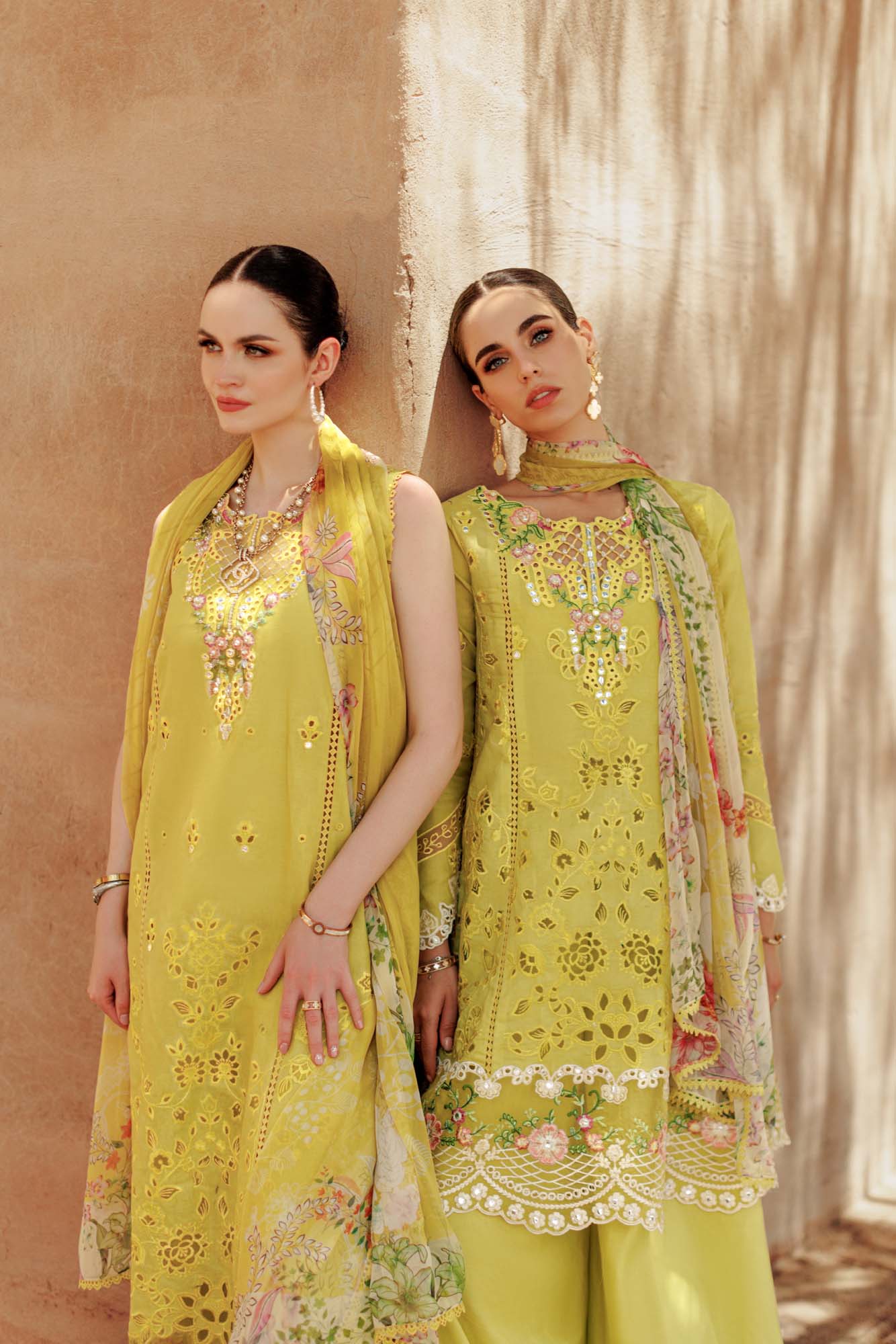 Noor Handwork Laserkari Lawn'24 | D1 - Image 2