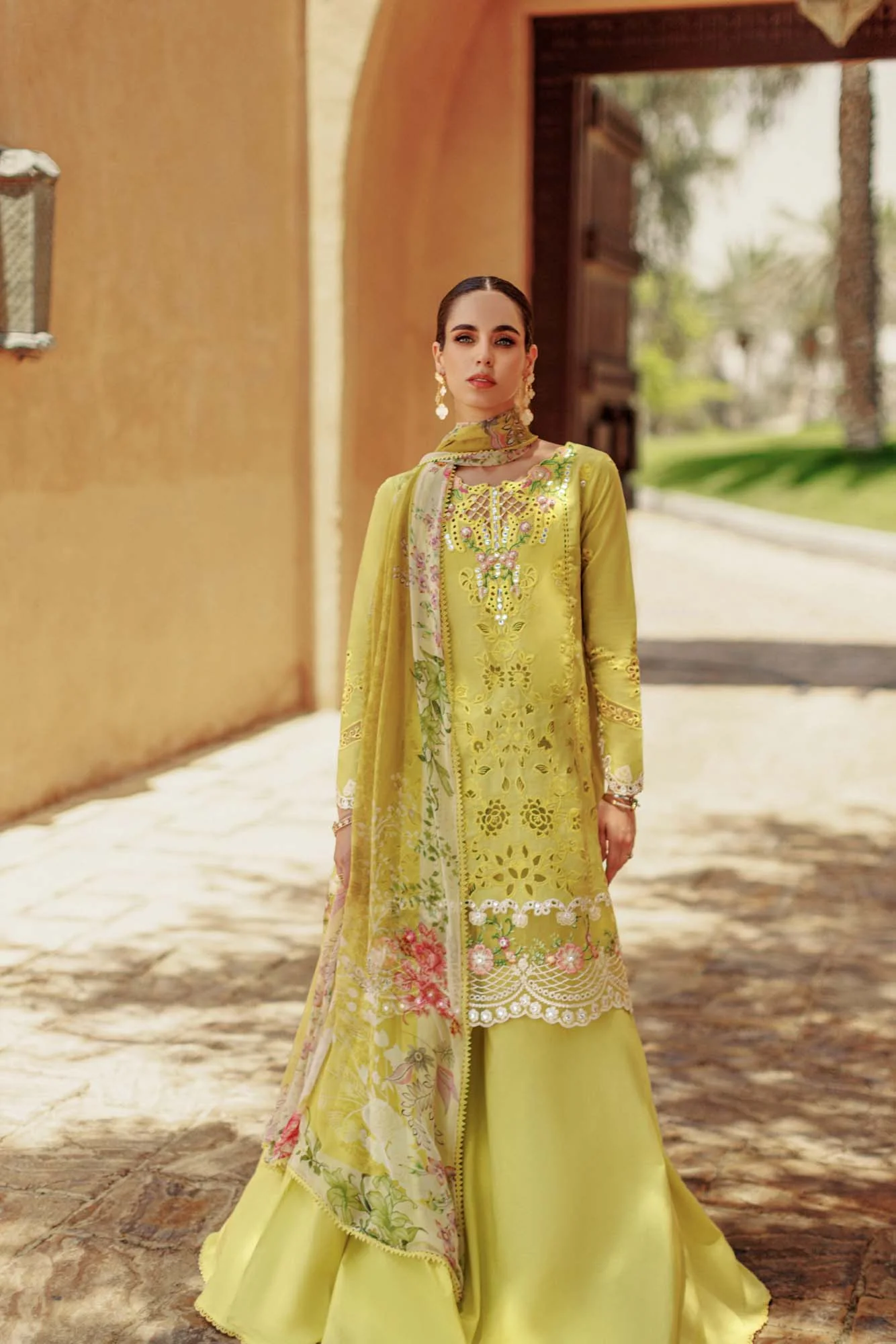 Noor Handwork Laserkari Lawn'24 | D1 - Image 6