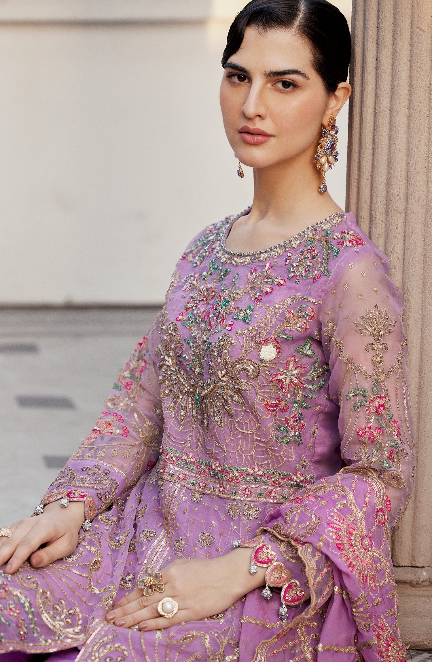 Emaan Adeel Nawabzadi Embroidered | GITI - Image 4