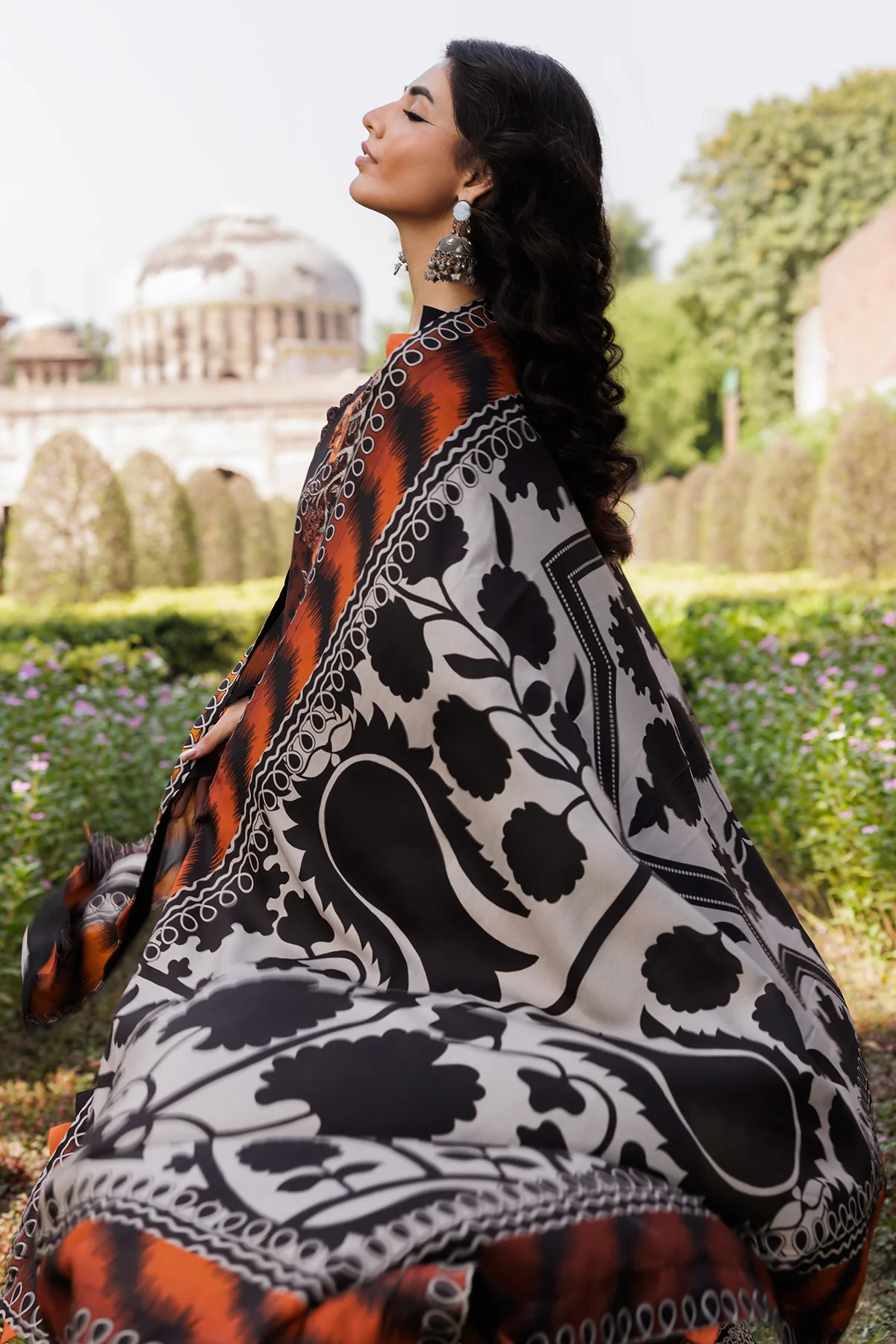 Charizma Embroidered Linen Collection'25 CCW6-15 - Image 3