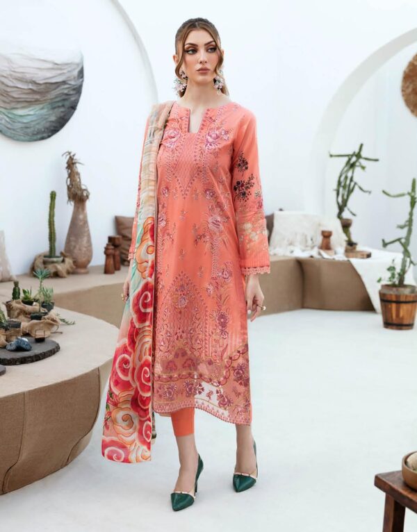 Ghazal By Ramsha Luxury Lawn Collection 2024 Vol 2 | G-211