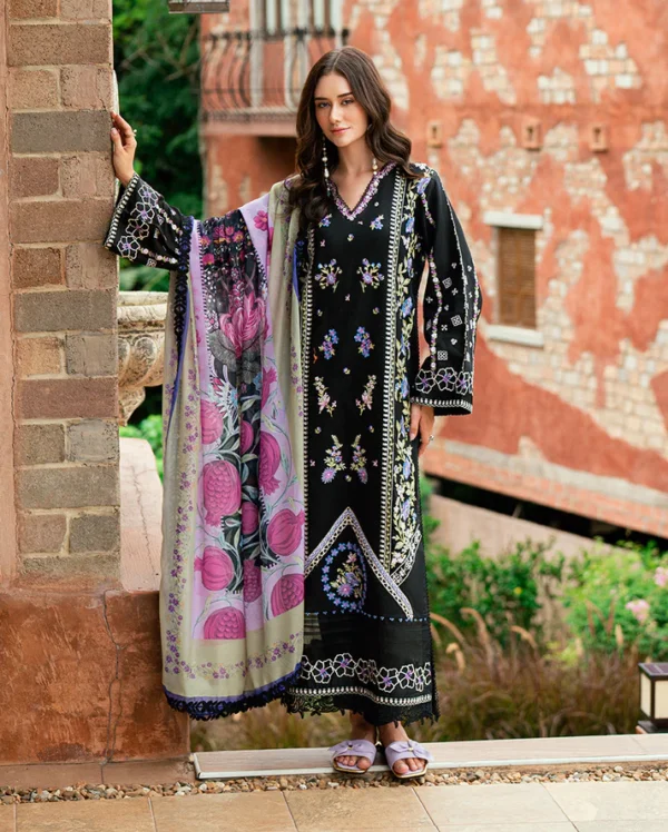 Roheenaz Summer Reverie Luxury Lawn - Sireli
