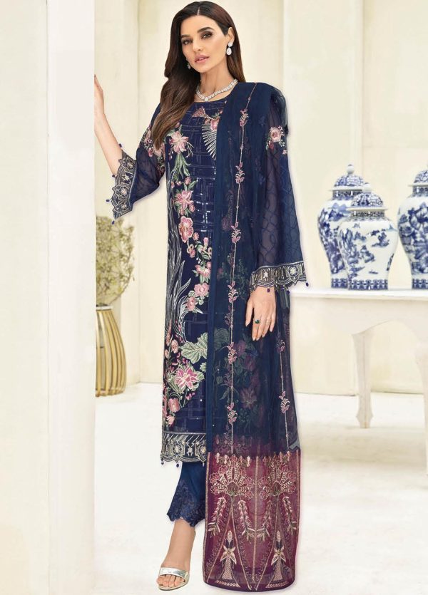 Ramsha Nayab Embroidered Chiffon   | N-312 (SS-4654)