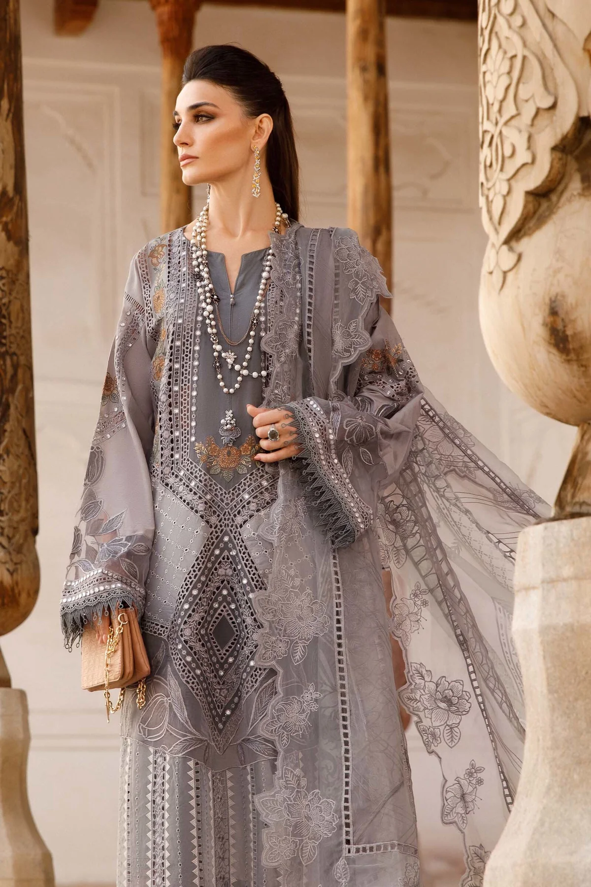 MARIA. B Lawn Voyage EID Collection | D-2301-B (GZ-269) - Image 4