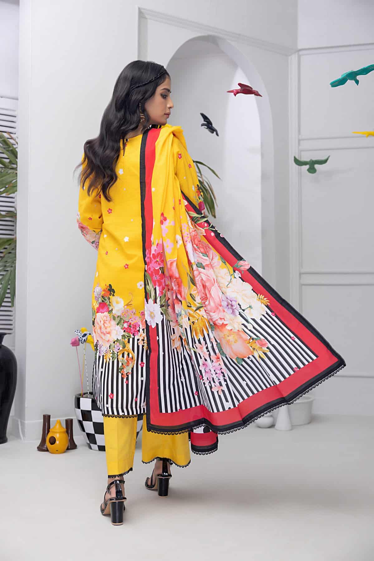Salina Pop Printed Lawn | SP-10 - Image 2