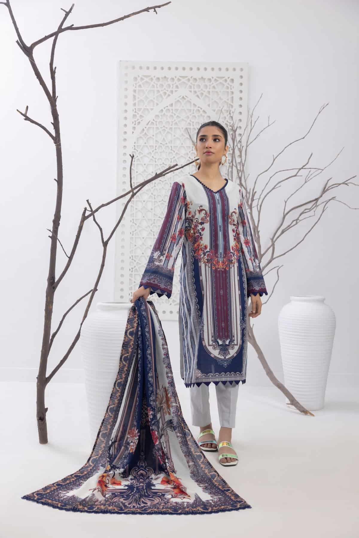 Salina Printed lawn Chap-1 | SPL24-10