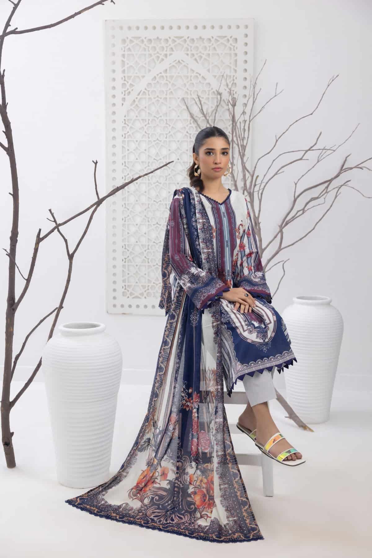 Salina Printed lawn Chap-1 | SPL24-10 - Image 4