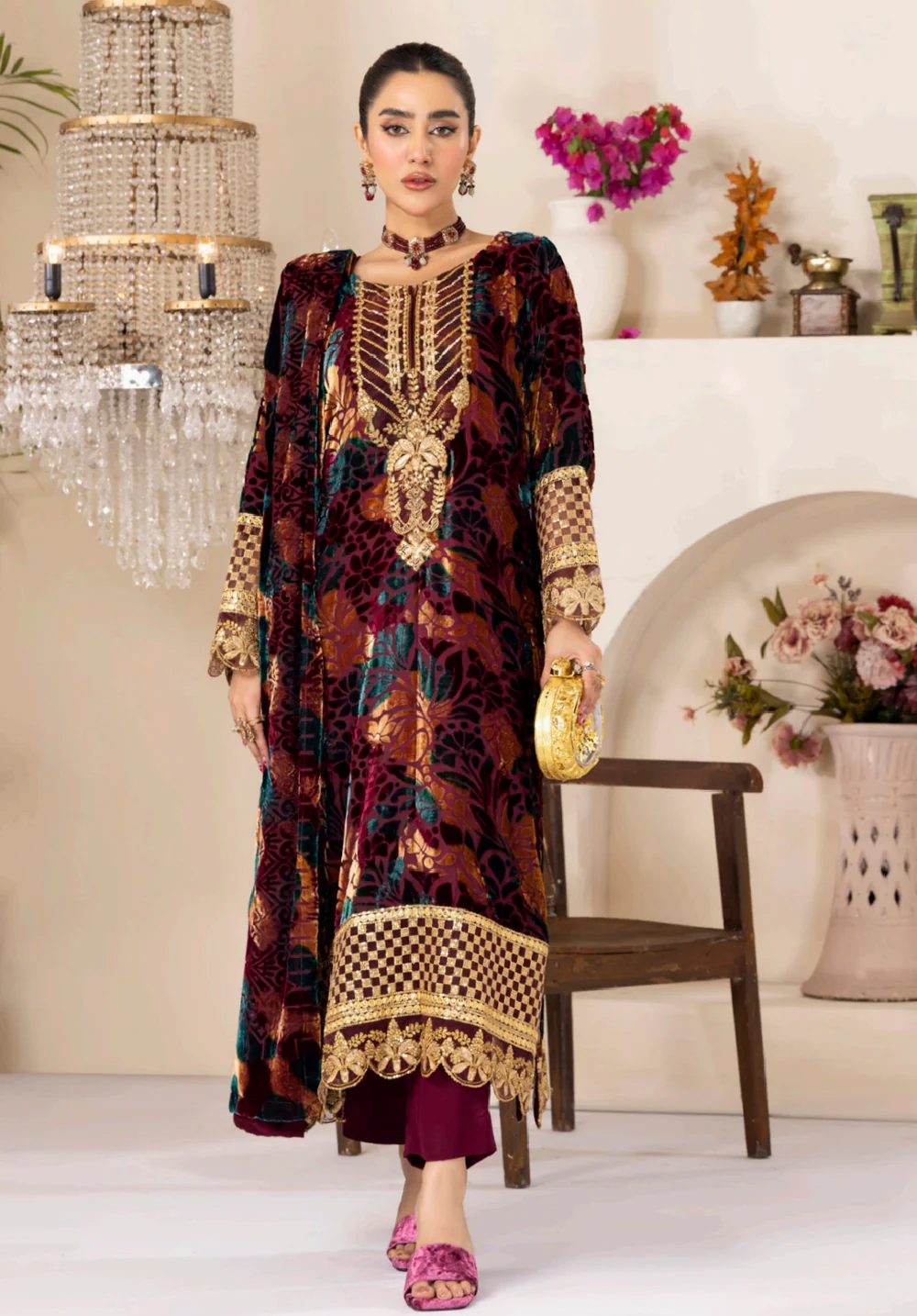 Adan's Libas Plachi'24 Luxury Unstitched Vol 2