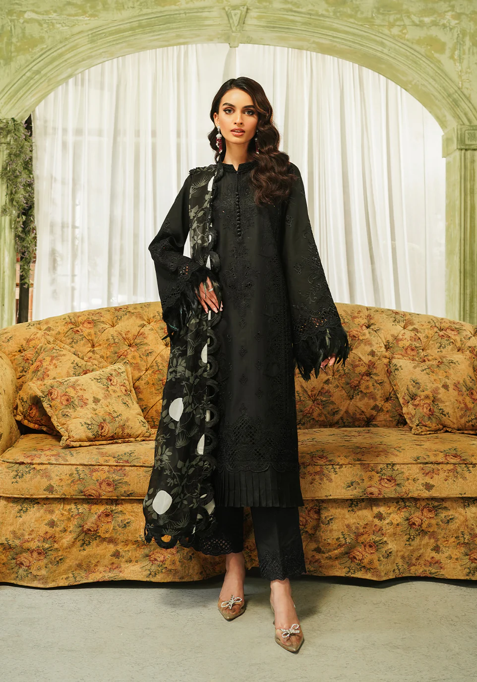 Zarqash Luxury Lawn 2024 | ZQT 005