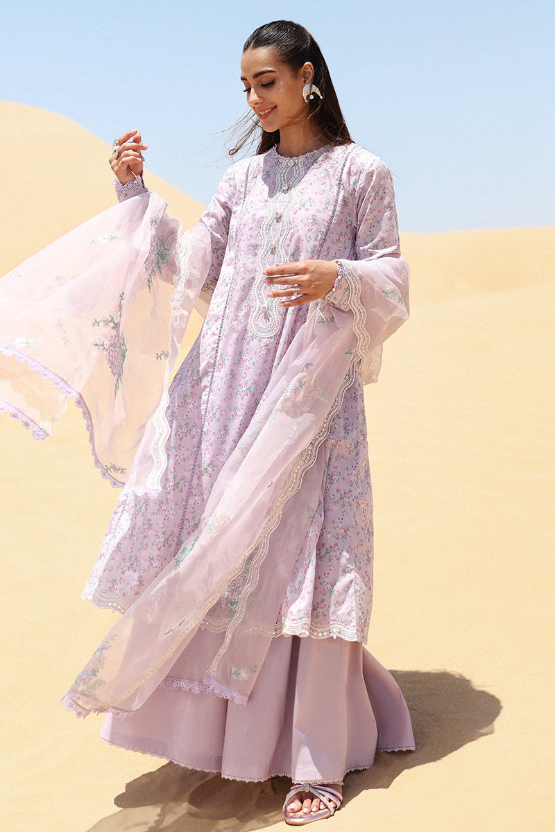 Cross Stitch Eid Lawn 2024 | LAVENDER FOG - Image 2