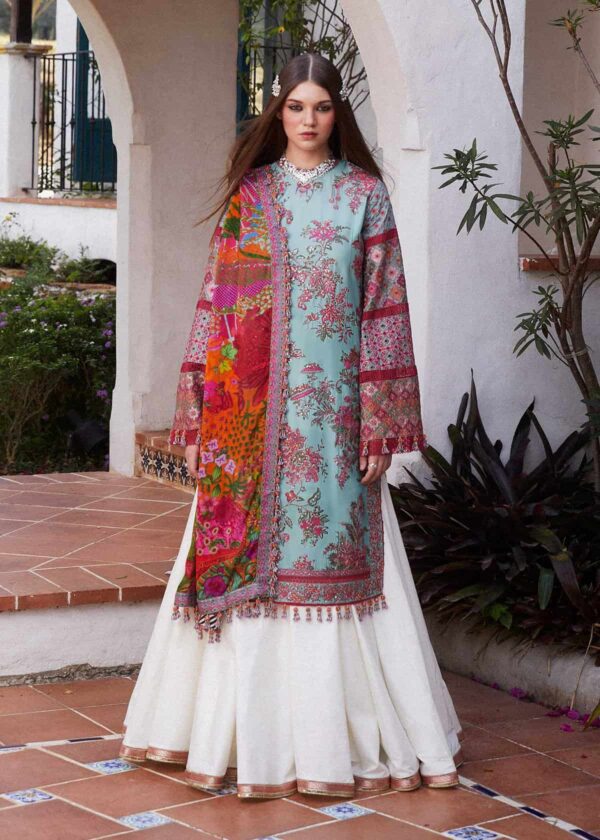 Hussain Rehar Luxury Lawn 2024 | FLORET (SS-5417)