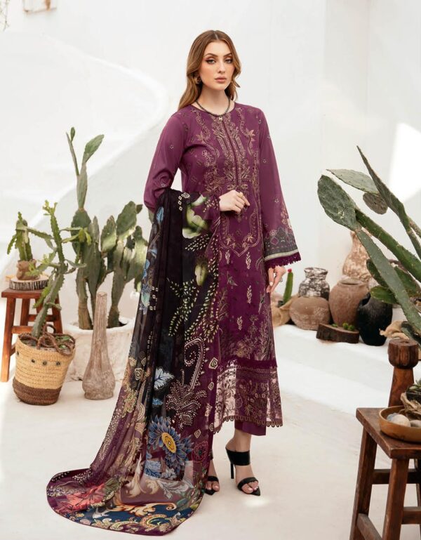 Ghazal By Ramsha Luxury Lawn Collection 2024 Vol 2 | G-205