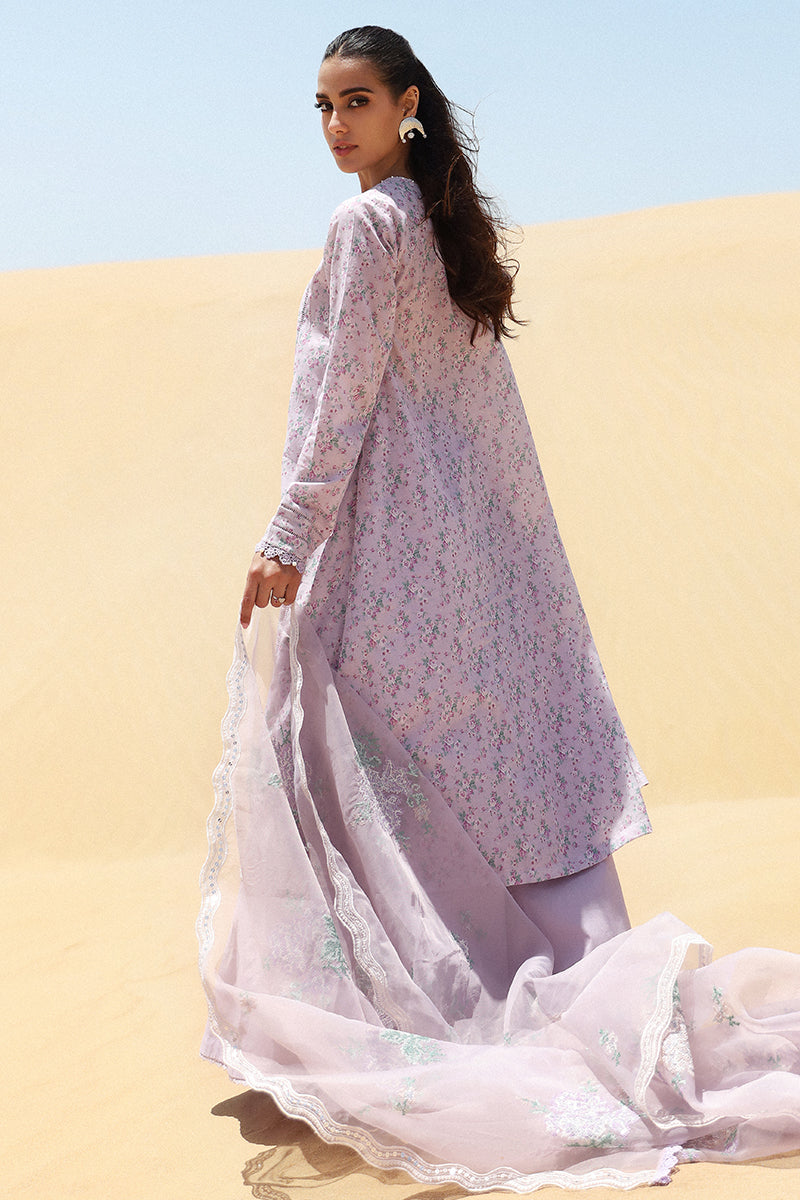Cross Stitch Eid Lawn 2024 | LAVENDER FOG - Image 3