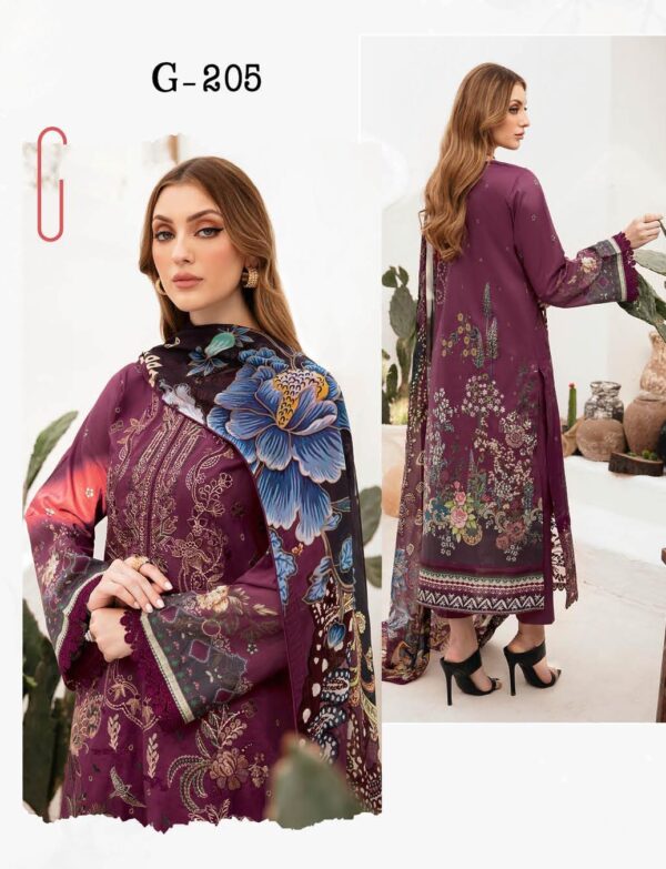 Alternative view of Ghazal By Ramsha Luxury Lawn Collection 2024 Vol 2 | G-205