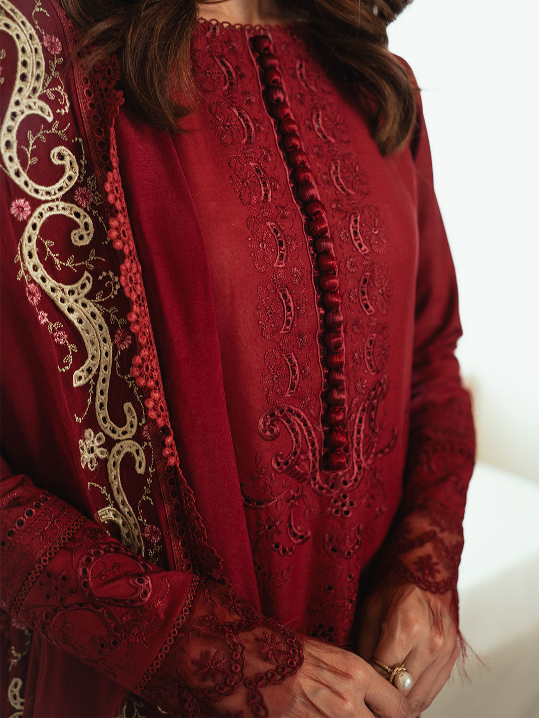 Faiza Faisal Celine Chikankari Eid Collection '24 | ZUHA - Image 5