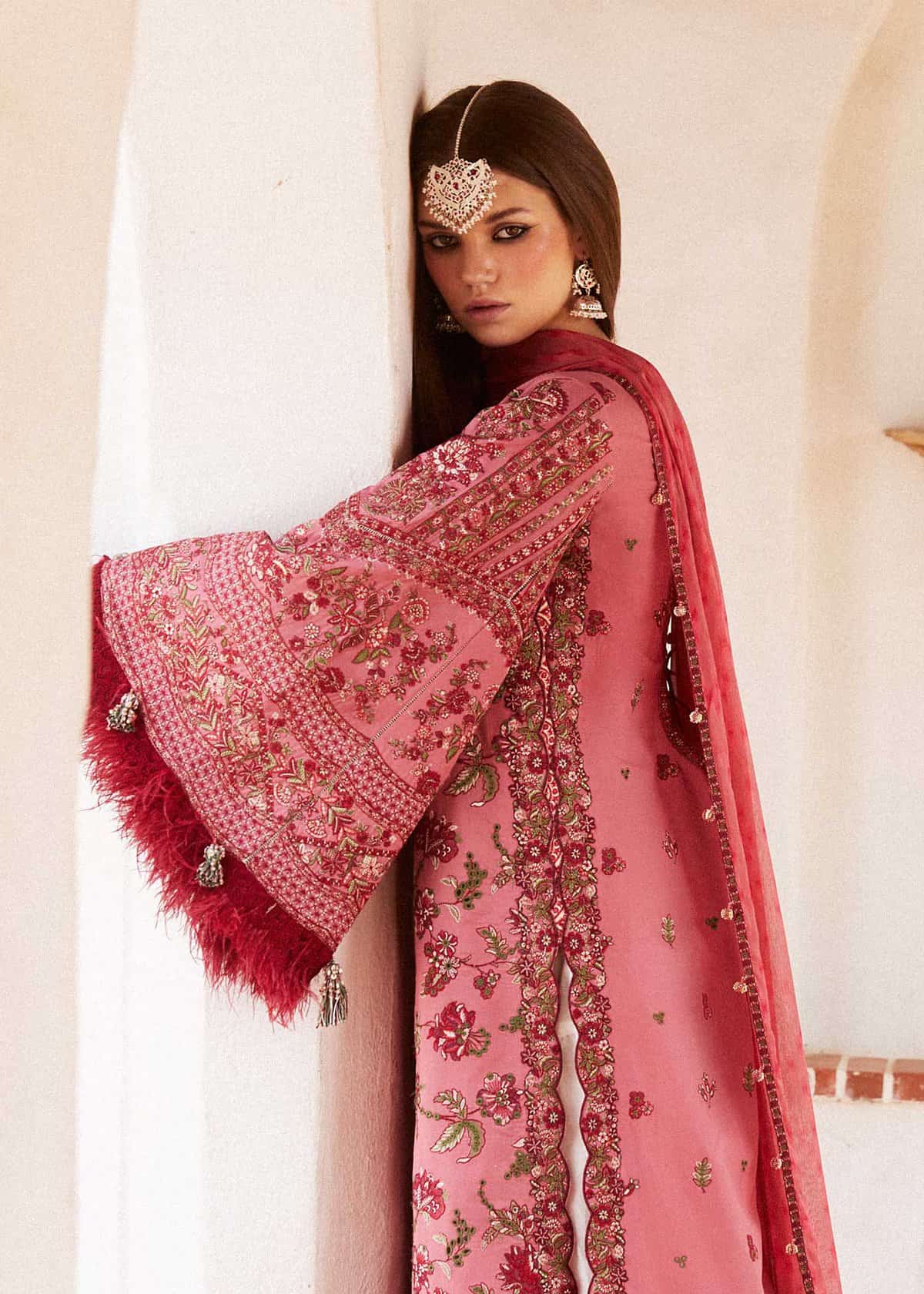 Hussain Rehar Luxury Lawn 2024 | LAYLA - Image 3