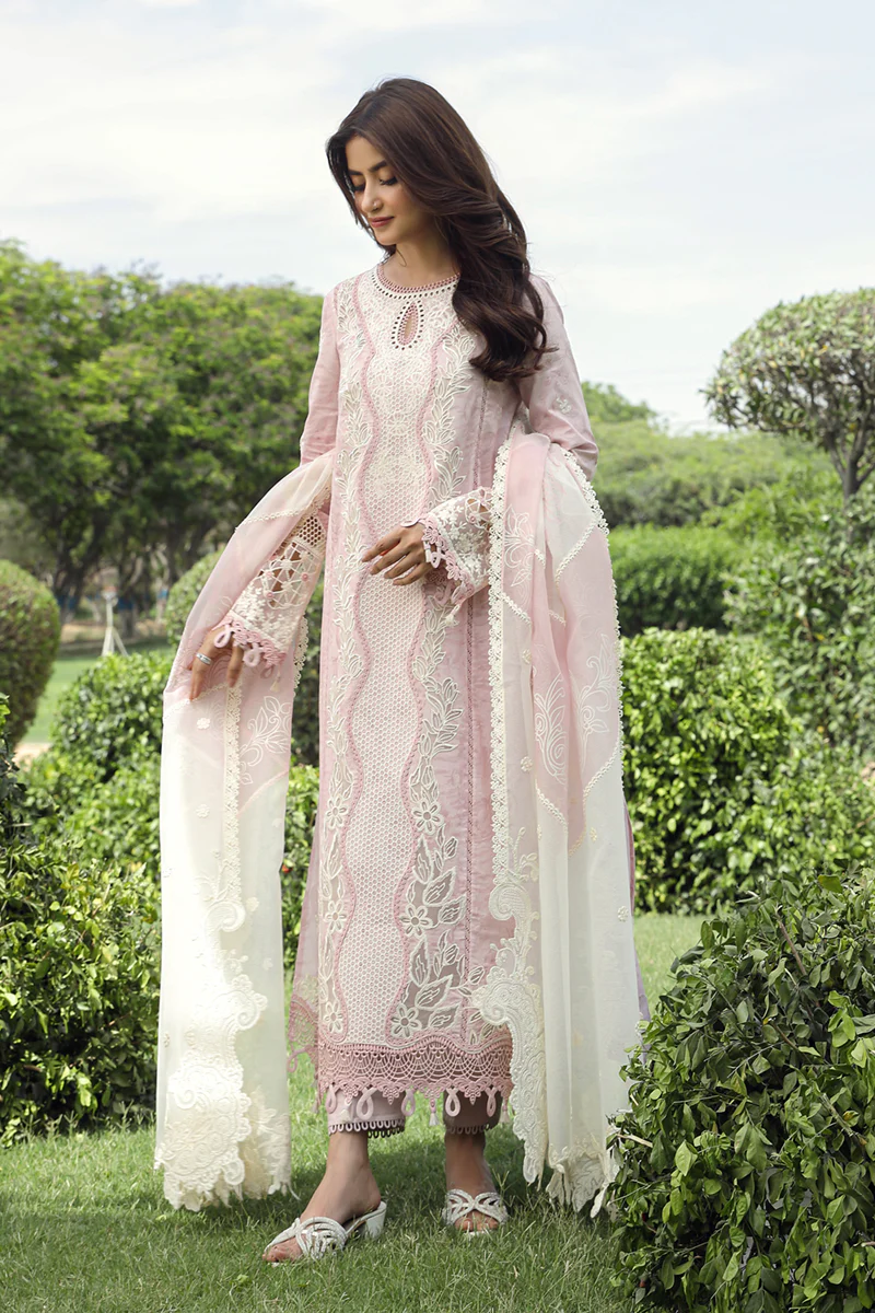 Qalamkar Festive Lawn 2024 | PS-09 - Image 3