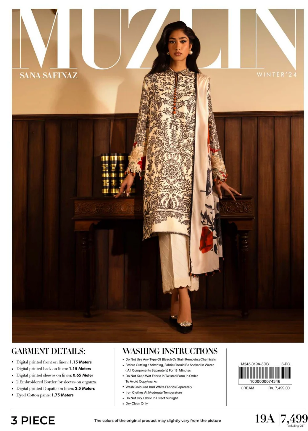 Sana Safinaz Muzlin Fall Winter | 19A