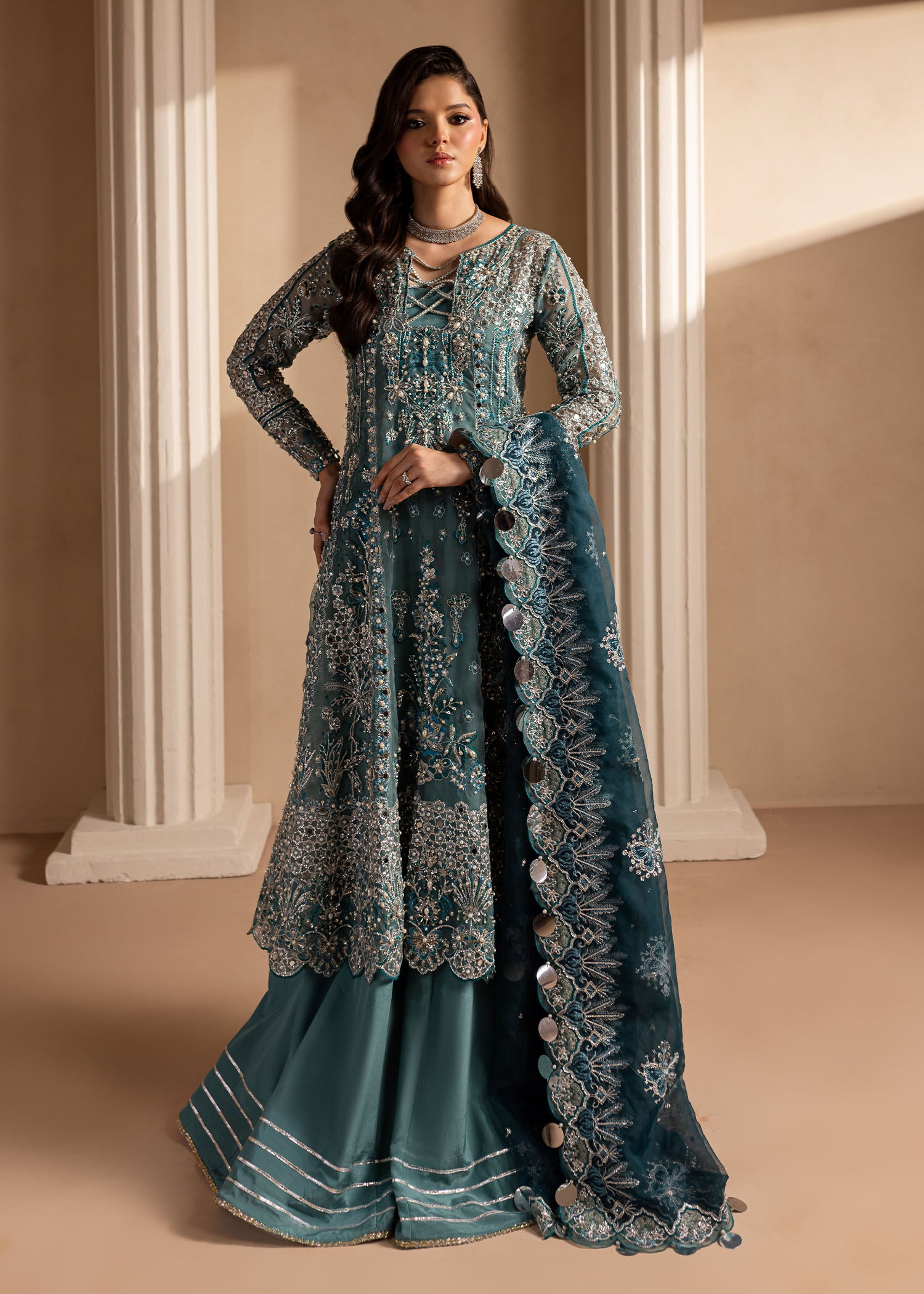 Lamhay Wedding Formals by Maria Osama Khan | Sumbul - Image 6