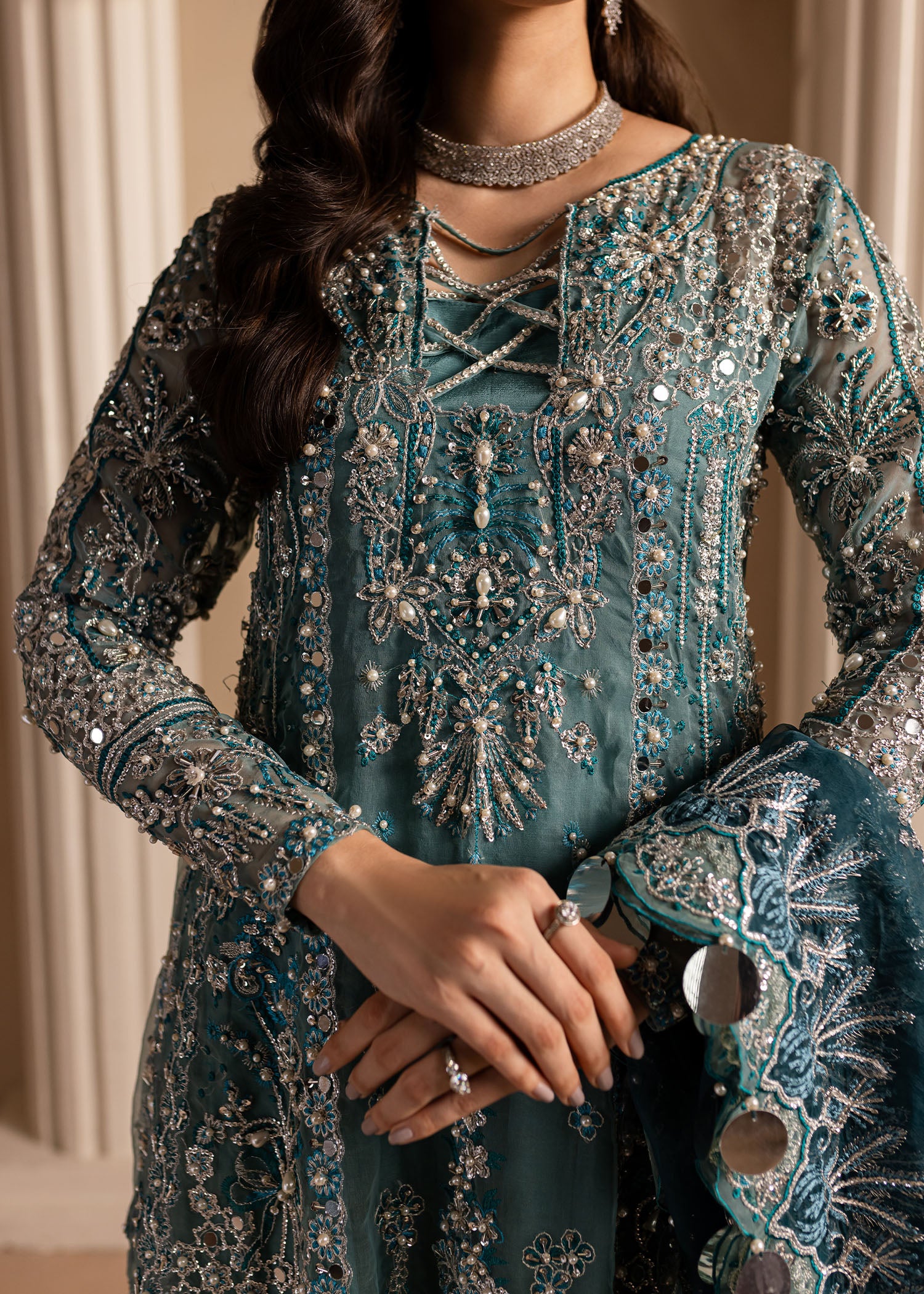Lamhay Wedding Formals by Maria Osama Khan | Sumbul - Image 5