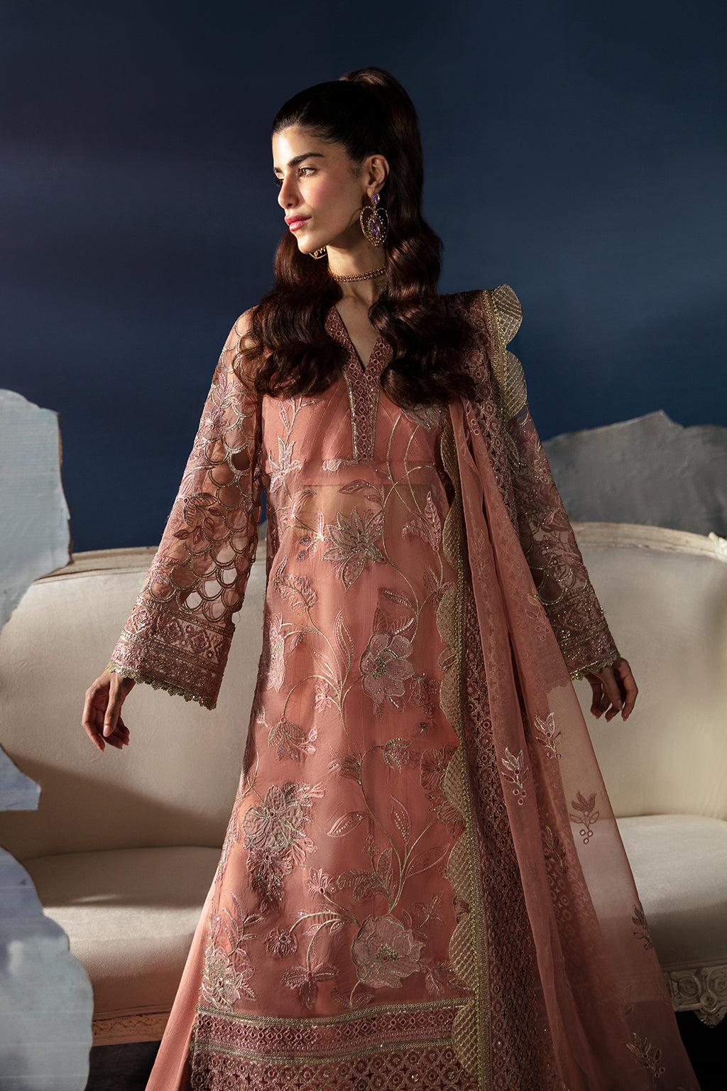 La Fuchsia Festive by Afrozeh | Elea - Image 4